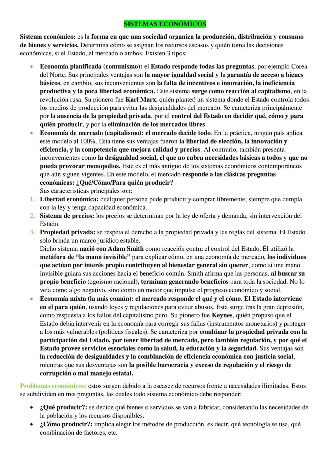 ELEMENTOS DE MICRO Y MACRO ECONOMIA EXAMEN 1
ECONOMÍA
Es una ciencia social que se encarga de estudiar como los individuos administran los r