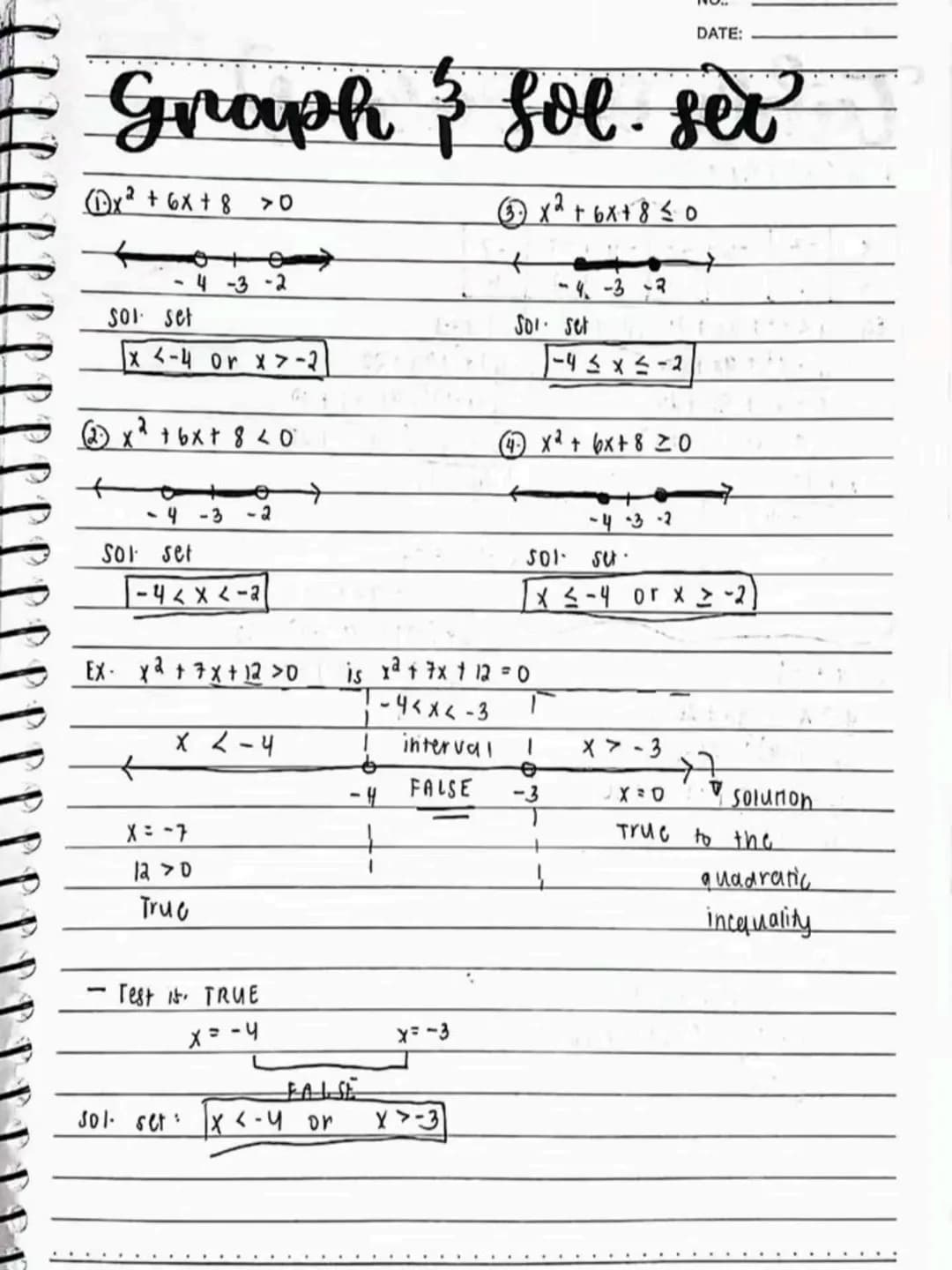 lecture notes in
MATH 9
2nd Quarter
NO.
DATE
2nd
QTR.
2
(2)(2)
clb kurk
Spring Leaf
→
Spring Leaf # Quadratic Inequalities
- a quadratic in