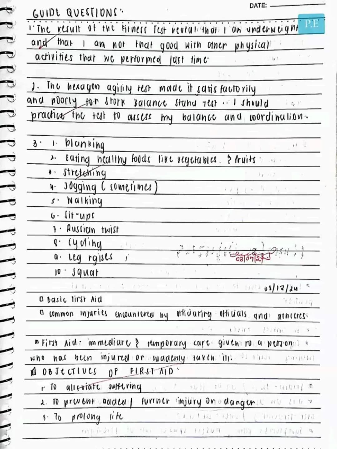lecture notes in
МАРЕН 9
03/02/24
Fitness
UNDERWEIGHT
EXCELLENT 5:
GOOD 3
FAIR 2
GOOD 1
MY GOOD SCORE: 8
SprengLeaf
DO NOT RE-UPLOAD | @jona