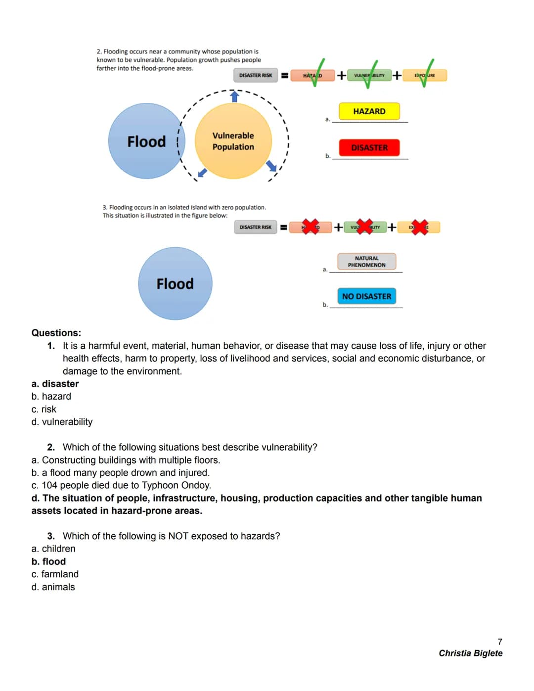 DRRR
Lesson 1
Basic Concept of Disaster and Disaster Risk
➤ Reasons why the Philippines is prone to disasters.
1. Pacific Ring of Fire (Circ