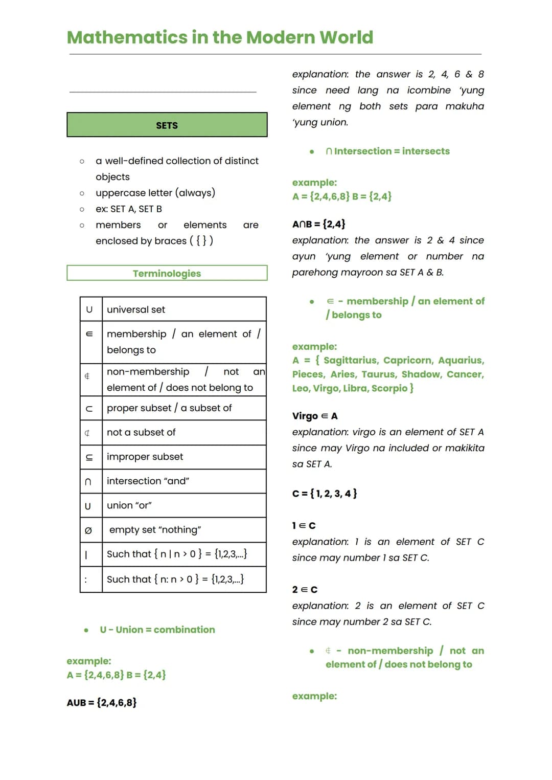 --- OCR Start ---
Mathematics in the Modern World
MATH ANXIETY
• Stress, tension & or strain on the
body & mind; often due to a
negative exp