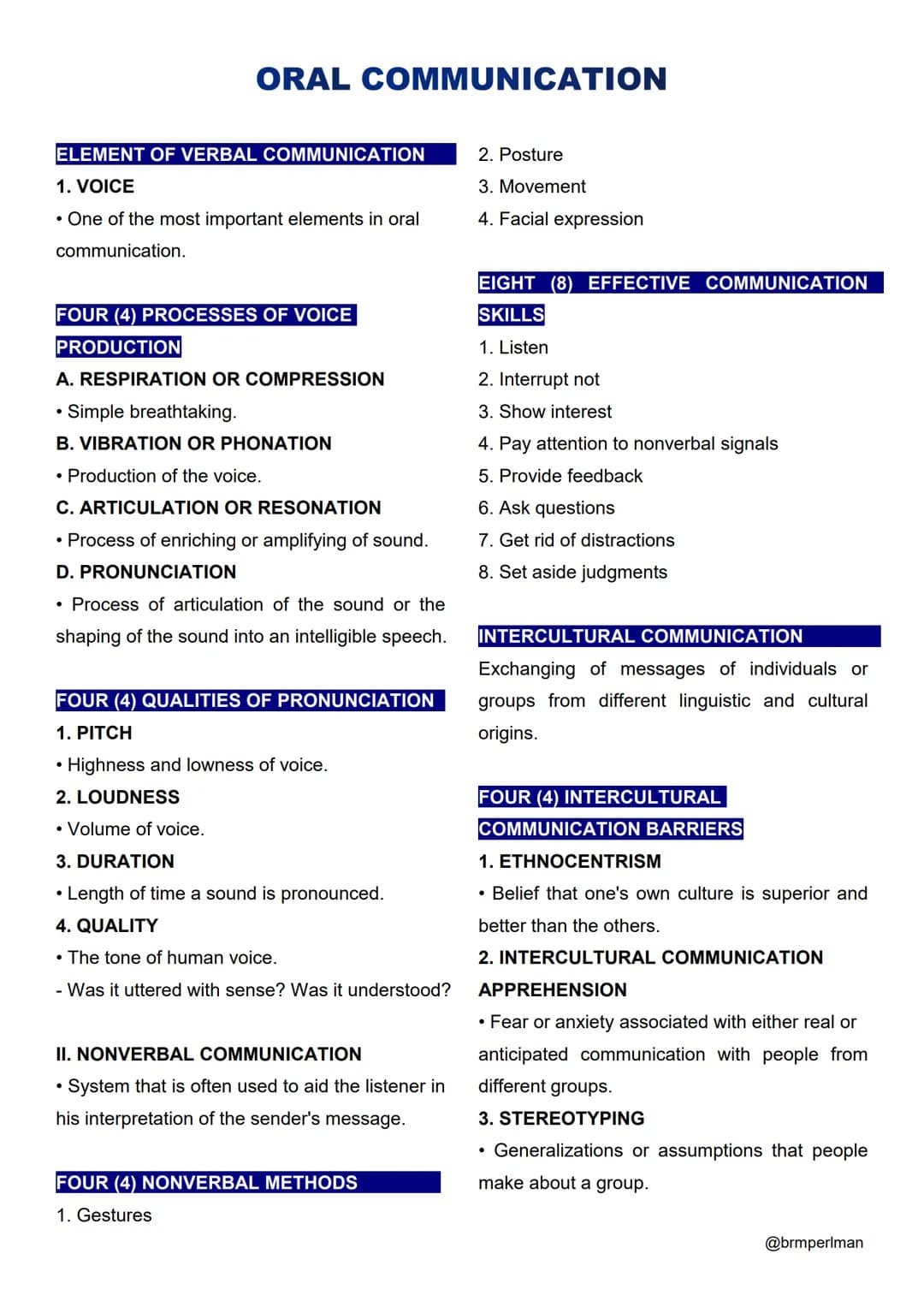 COMMUNICATION
ORAL COMMUNICATION
➤ Derived from the 2 Latin words
"COMMUNIS" meaning "commonness"
and "COMMUNICARE" meaning "to share."
Defi