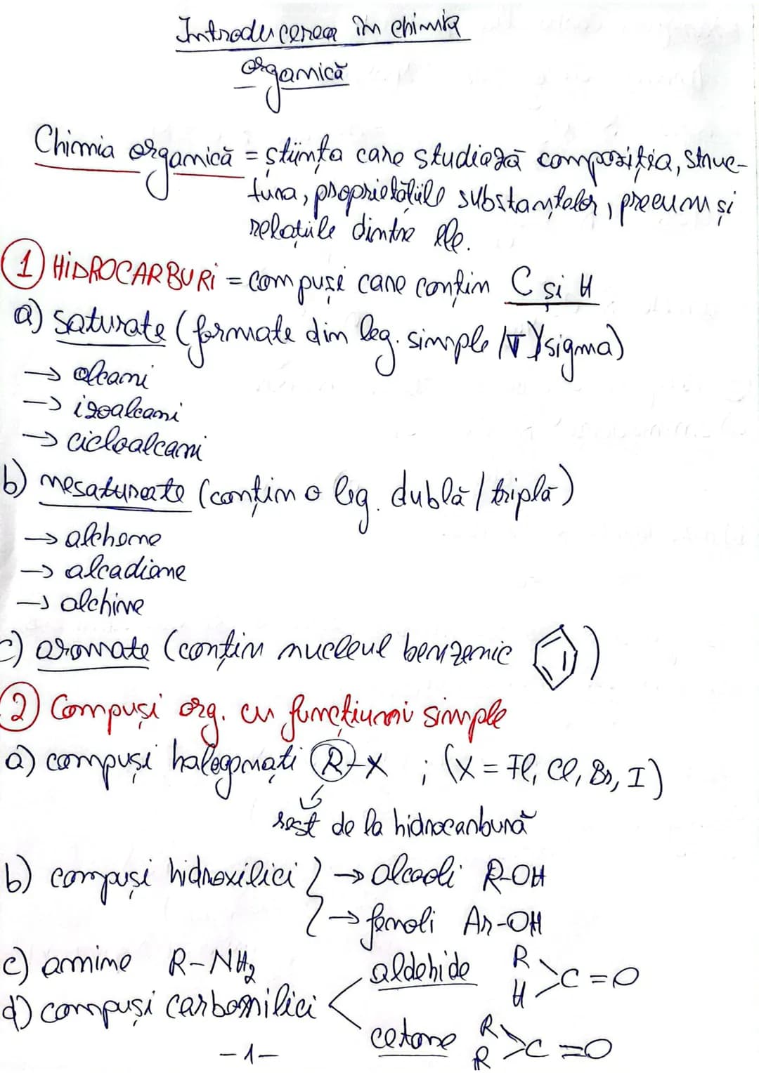 Introducerea în chimia
= organică
Chimia organică = știința care studiază compoziția, struc-
tura, proprietățile substanțelor, precum și
rel