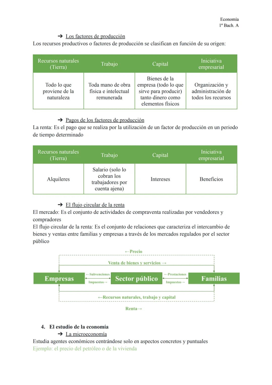 --- OCR Start ---
Economía
1º Bach. A
TEMA 1
Economía: la ciencia de las decisiones
1. ¿Qué es la economía?
La economía es la ciencia que es