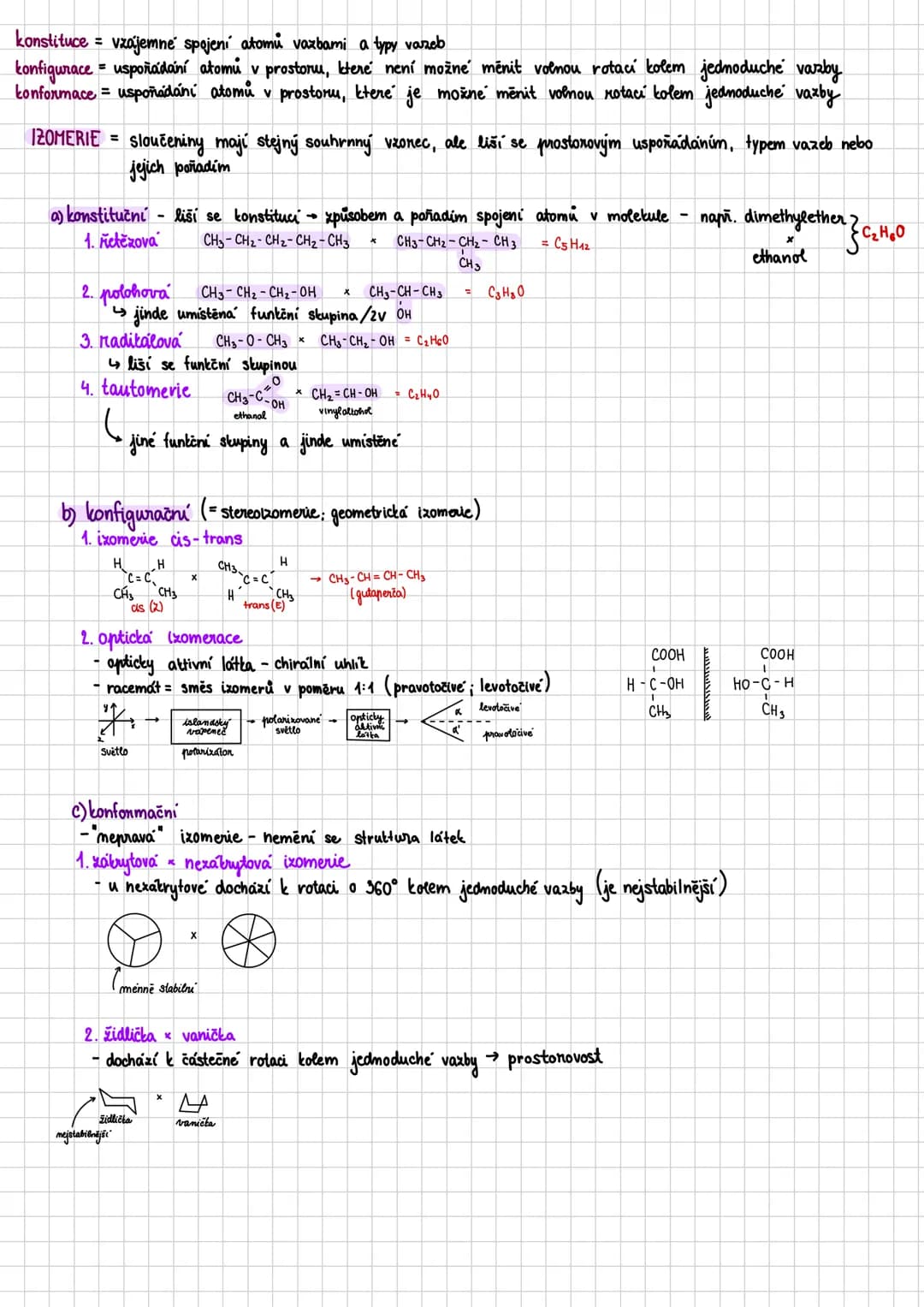 --- OCR Start ---
Organická chemie
organicka sloučenina = sloučenina uhliku + HiO; N; Si X (halogeng); M (kovy); a další pruty
uhlovodity po