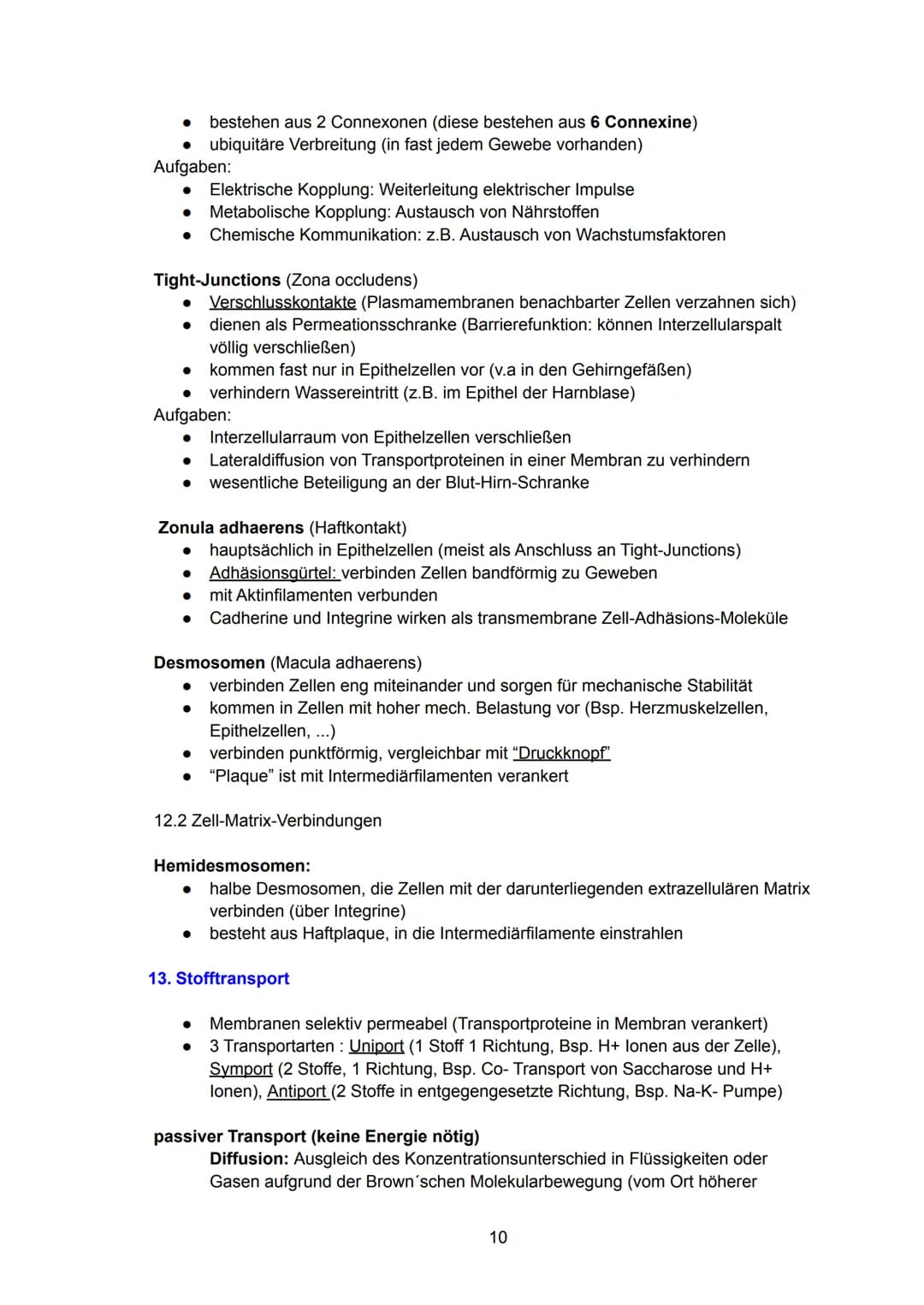Zellbiologie
= kleinste Einheit des Lebens, die die Grundbausteine des Lebens, die Zellorganellen,
enthält. Sie kann höchst spezialisiert se
