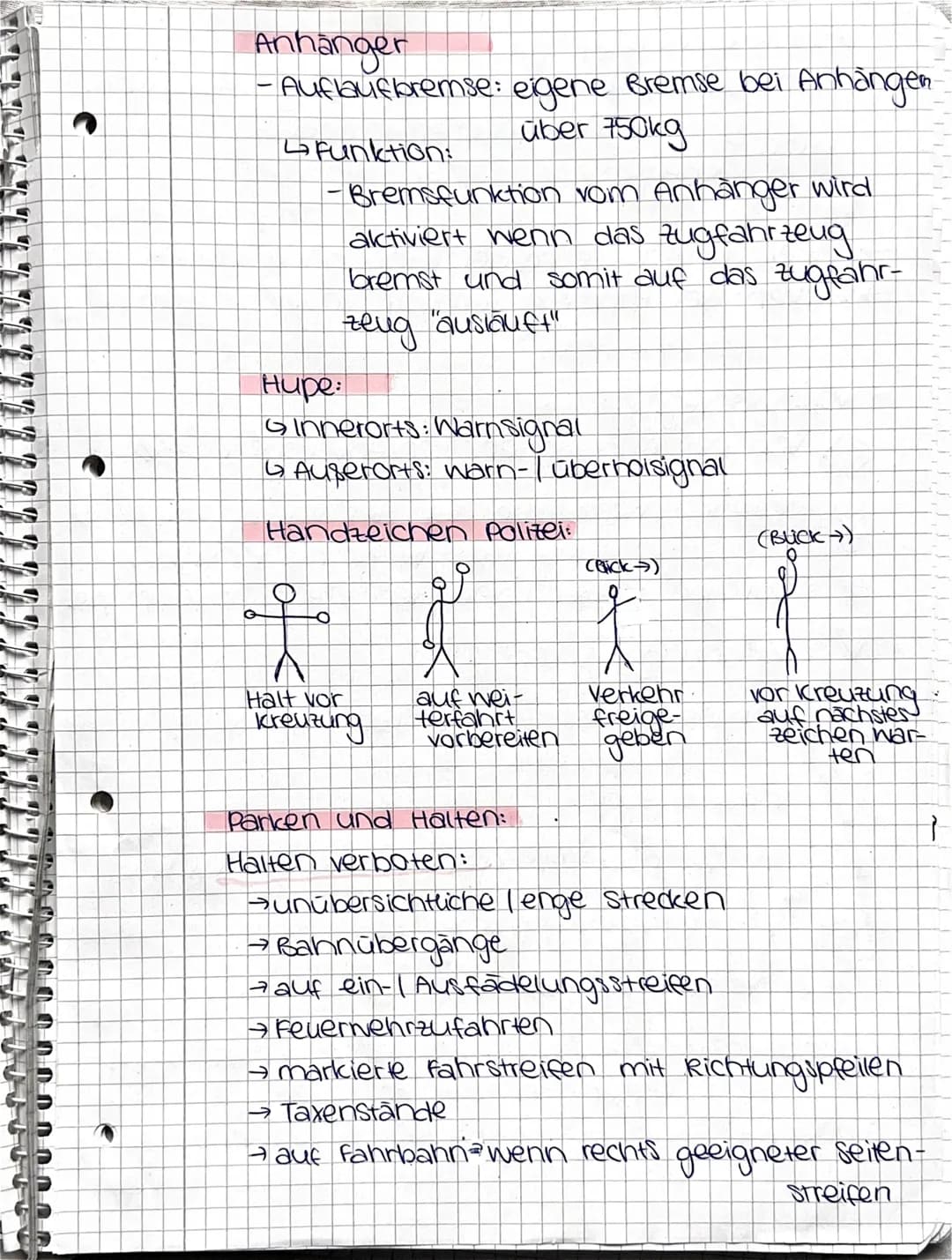 # FAHRSCHULE
## Geschwindigkeit:
- Imorts: 50km/h
- Außerorts: 100km/h → LKW | PKW+Anhänger >80%
- Autobahn: mind. 60km/h → Richtigeschw.