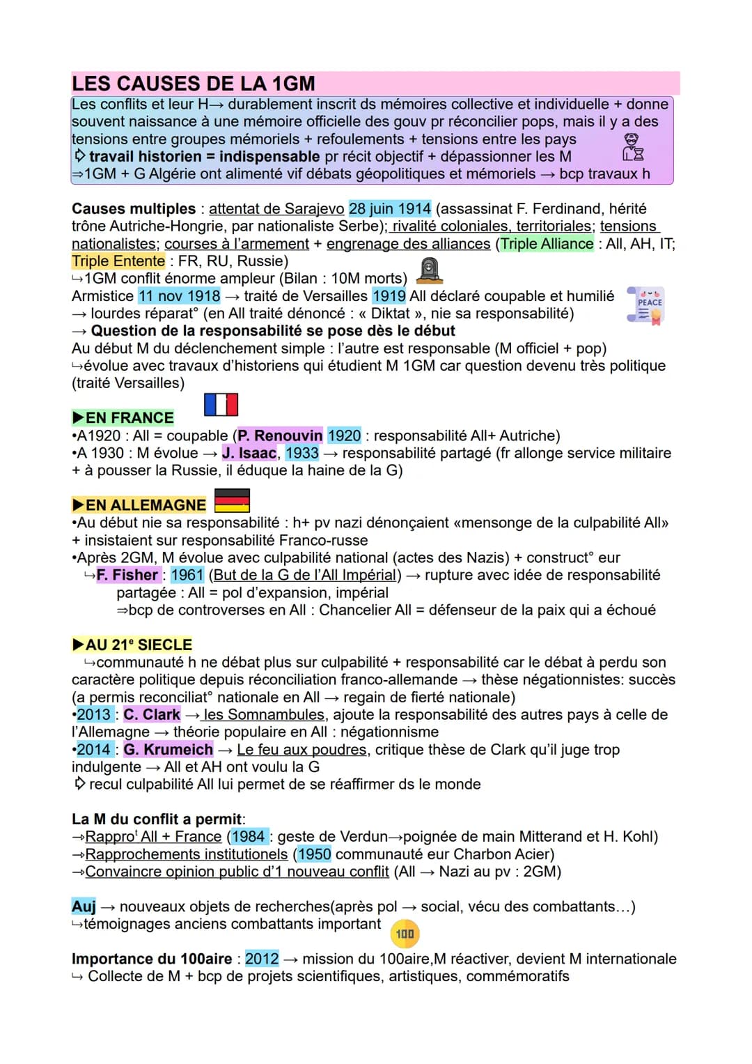 CHAP INTRO
THÈME 3:
HISTOIRE ET MÉMOIRES
OO HISTOIRE
Reconstruct scientifique
du passé → objective,
désir de vérité, souces
variés, évolue,