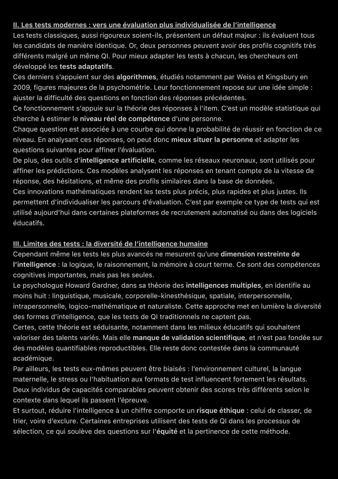 Go maths
Introduction
L'intelligence... si l'on cherchait à la mesurer, par où commencerait-on? Par le nombre de bonnes
réponses à des quest