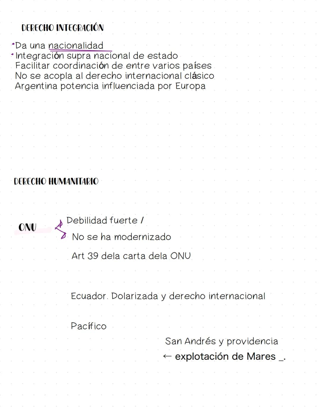 DERECHO
INTERNACIONAL
PÚBLICO
Martes clase GLOSARIO
Derecho internacional: publico, privado, humanitario
Derecho de integración
Diferencias