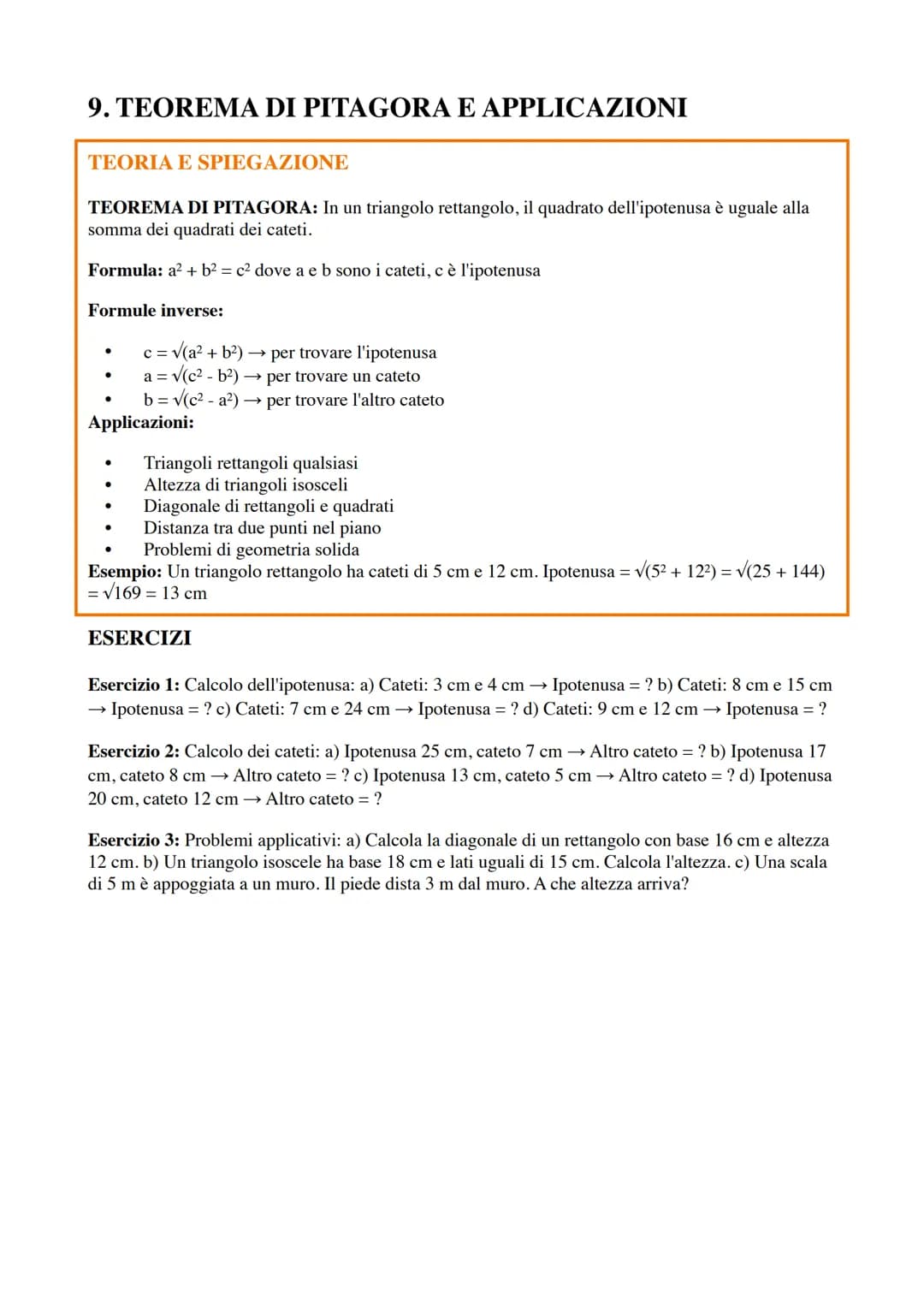 RIPASSO ΜΑΤΕΜΑTICA - SCUOLE MEDIE
Preparazione per il Liceo Scientifico - Scienze Applicate
INDICE
1. NUMERI NATURALI E INTERI..............