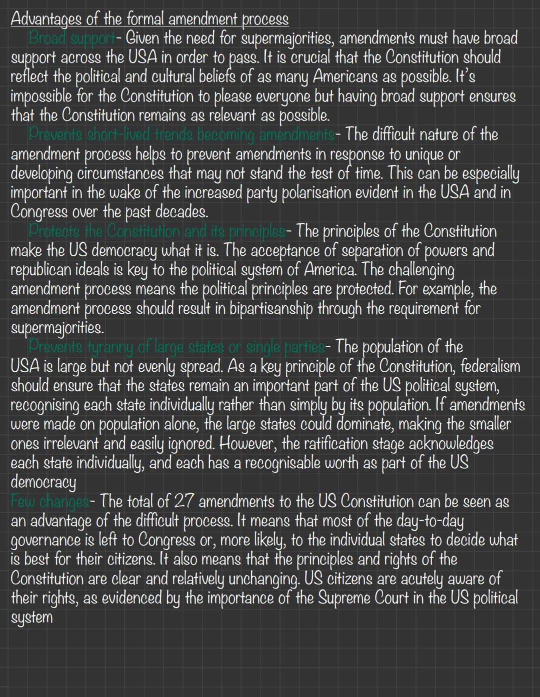 The Origins of The Constitution
Limited government
- The 13 colonies had fought for independence from the perceived tyranny of the
British m