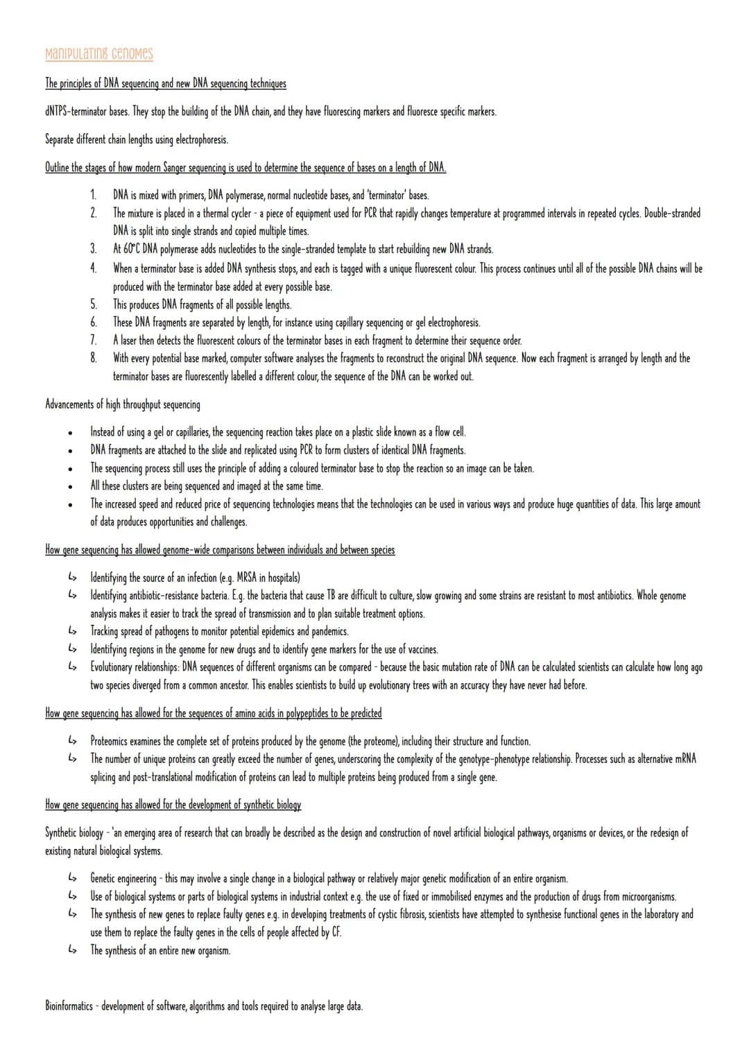 GENETICS AND EVOLUTION
cellular control
Module 6: Genetics, evolution and ecosystems
What is a gene mutation? A mutation is a change in the