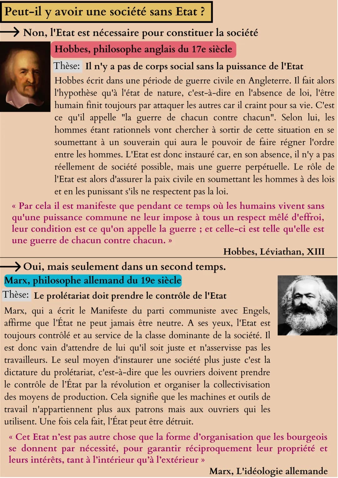 Définitions importantes :
L'Etat
Politique: La politique provient du grec « polis >> : la Cité, et << techné >>>
: la Science ou la techniqu