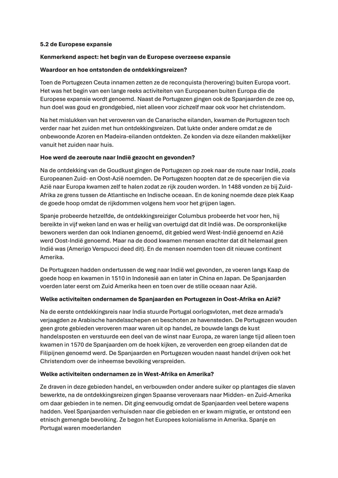 Samenvatting GS Hoofdstuk 4 en 5
4.1 de opkomst van steden
Kenmerkend aspect: de opkomst van handel en ambacht die de basis legde voor het
h