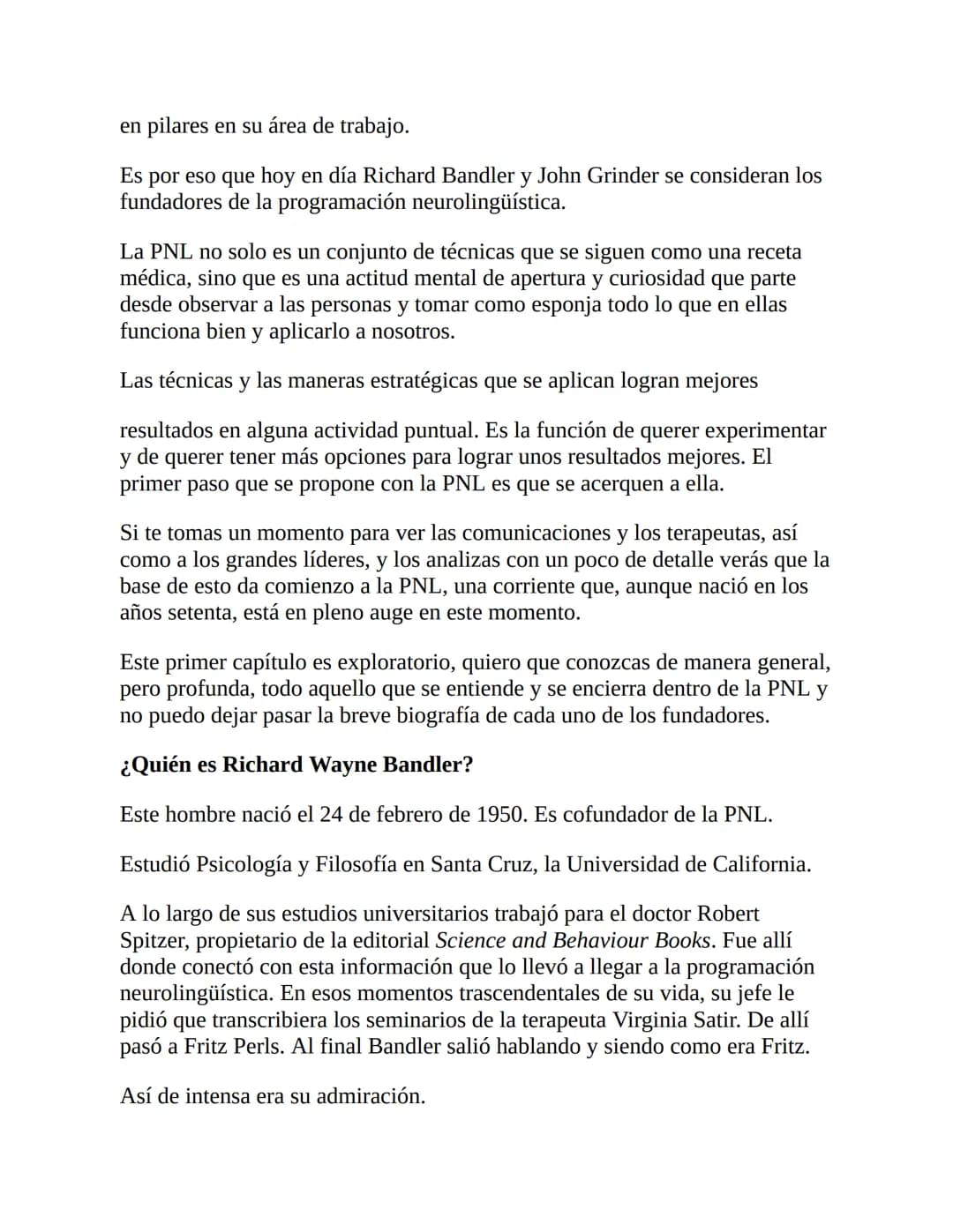 PNL
PARA PRINCIPIANTES
CLAVES PARA PERSUADIR, INFLUIR Y
ALCANZAR TU SUPERACIÓN PERSONAL
ZAID ASHER PNL
PARA PRINCIPIANTES
CLAVES PARA PERSU