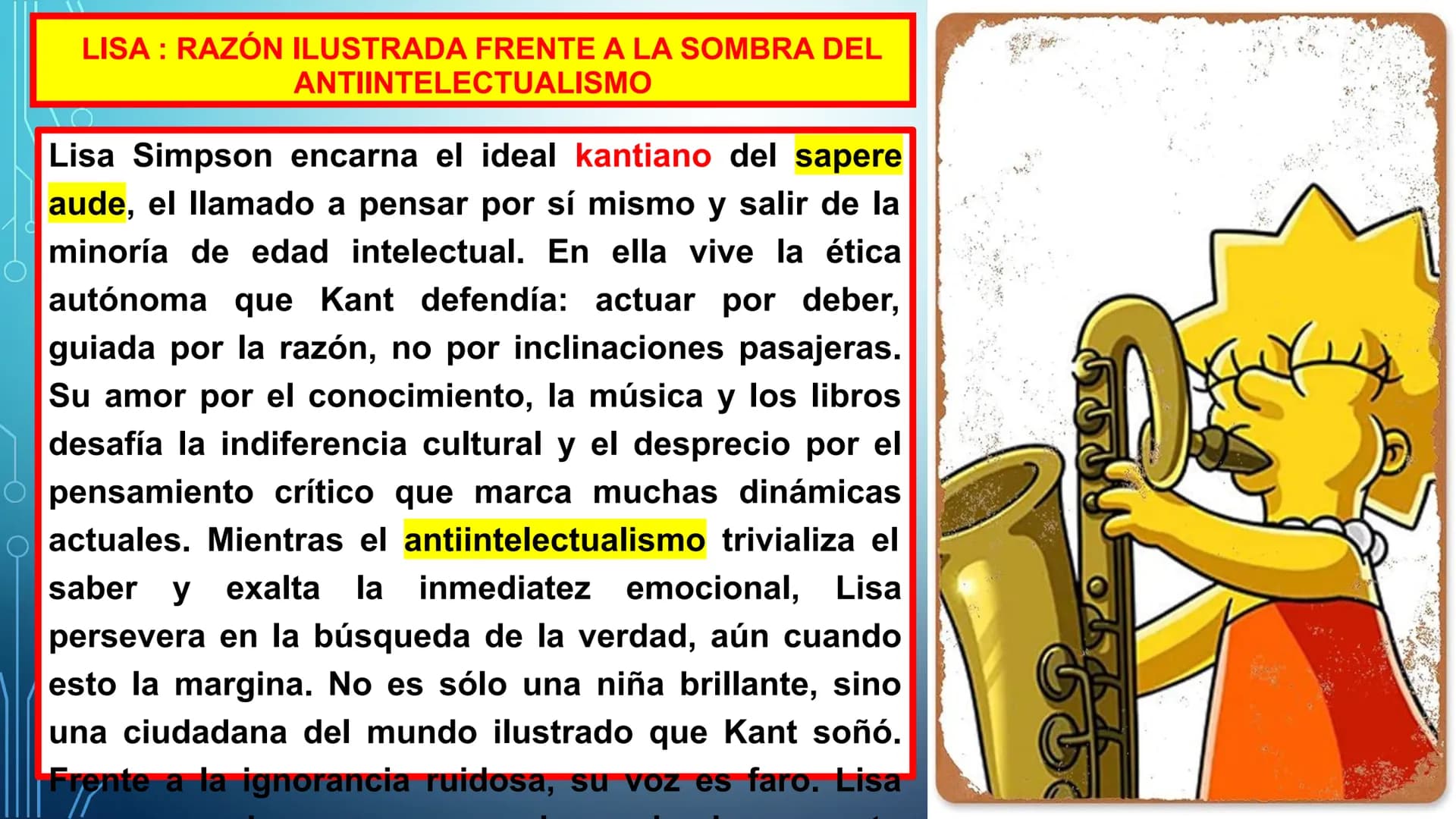 LOS SIMPSON Y LA
FILOSOFIA ## OBJETIVO
Reflexionar en
torno a los
problemas
filosóficos
presentes en la
serie y película
de los Simpson
fom