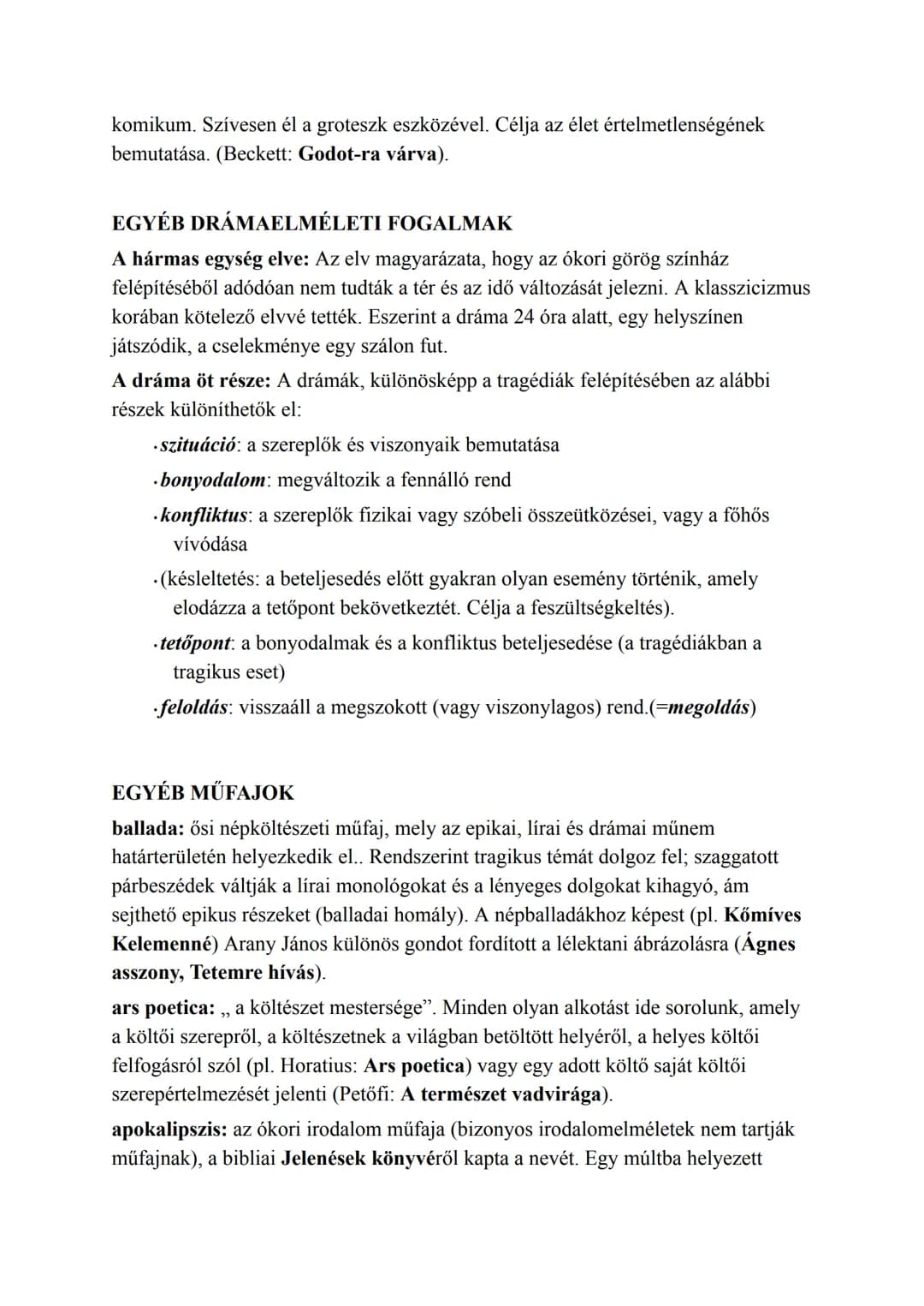 LÍRAI MŰFAJOK
dal: élményeken alapuló, kis terjedelmű lírai műfaj. Egyszerű érzelmet tisztán,
közvetlenül kifejező költemény. Hangneme egysé