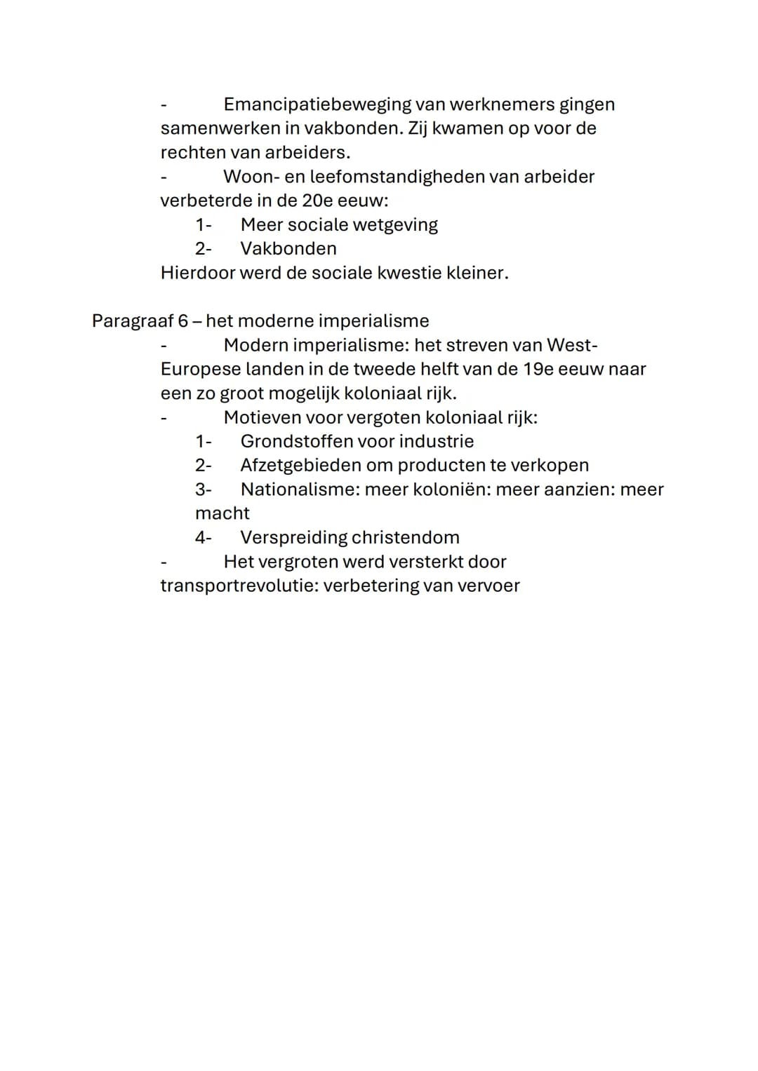 Geschiedenis
Korte samenvatting Tijdvak 5 t/m 8
Tijdvak 5:
1500-1600
Paragraaf 1 - de renaissance
Nieuw mens- en wereldbeeld
Oorzaak:
1-
Ont