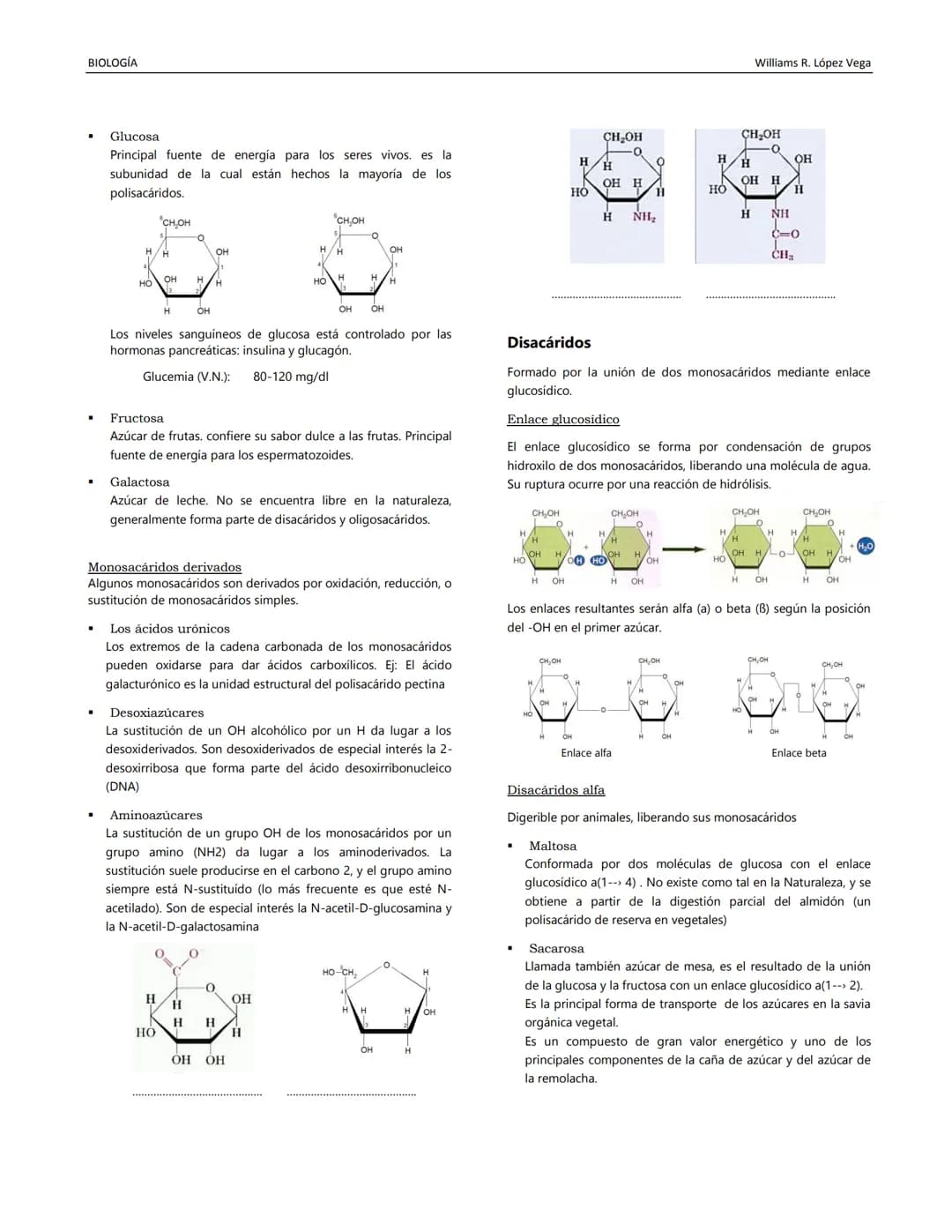 BIOLOGÍA
Williams R. López Vega
BIOQUÍMICA II
Disciplina estudia la composición química de los
organismos vivientes y sus transformaciones.