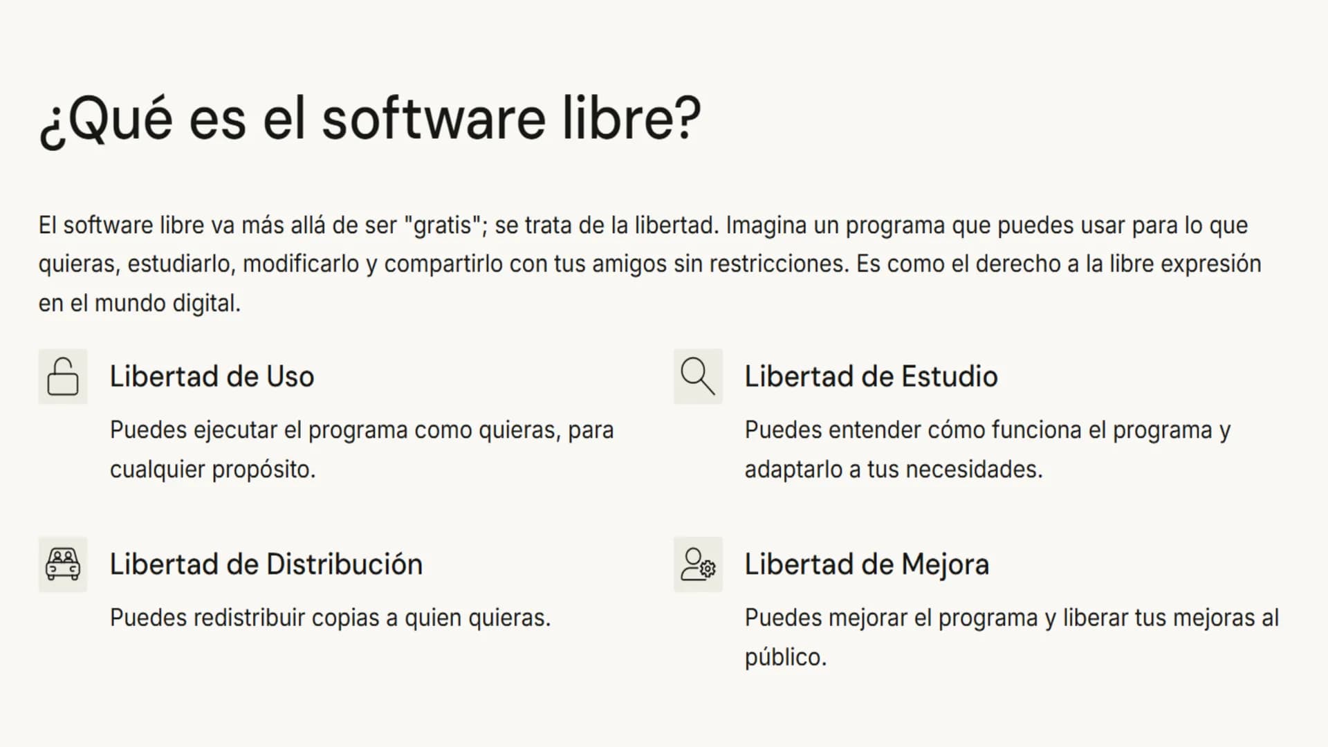 CETIs No.67
Historia del Software Libre:
Libertad para todos en el
mundo digital
Cultura Digital I
Docente: Mtra. Denisse Cisneros García ¿Q