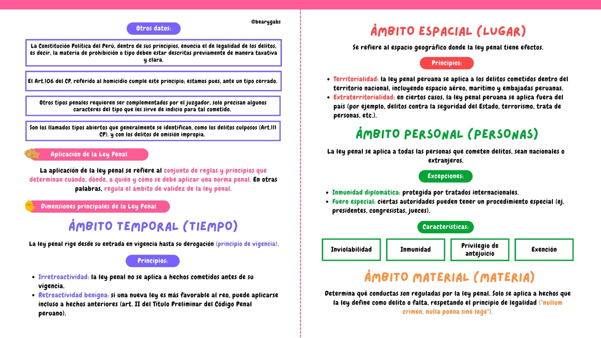 DERECHO PENAL (3ER CICLO) @bearygabs
APLICACION DE LA LEY PENAL
¿Qué es la Ley Penal?
La ley penal es la norma jurídica que establece cuáles