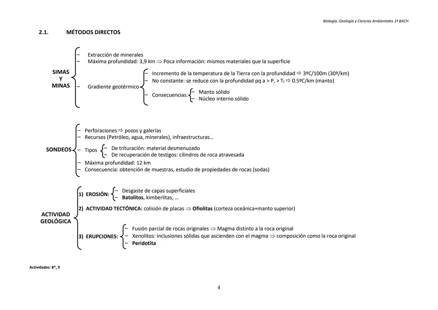 TEMA 1
LA ESTRUCTURA DE LA TIERRA. TECTÓNICA DE PLACAS
Biología, Geología y Ciencias Ambientales 1º BACH
1. EL SISTEMA TIERRA
Sistema: c