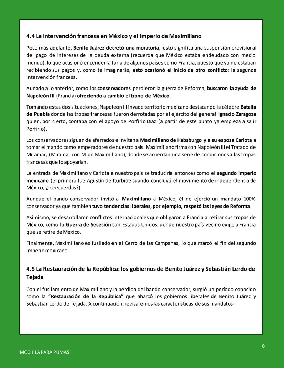 # historia
de México
1.- LA NUEVA ESPAÑA (SIGLOS XVI A XIX)
1.1 Los antecedentes: Mesoamérica, áreas culturales
Nuestro estudio de la his