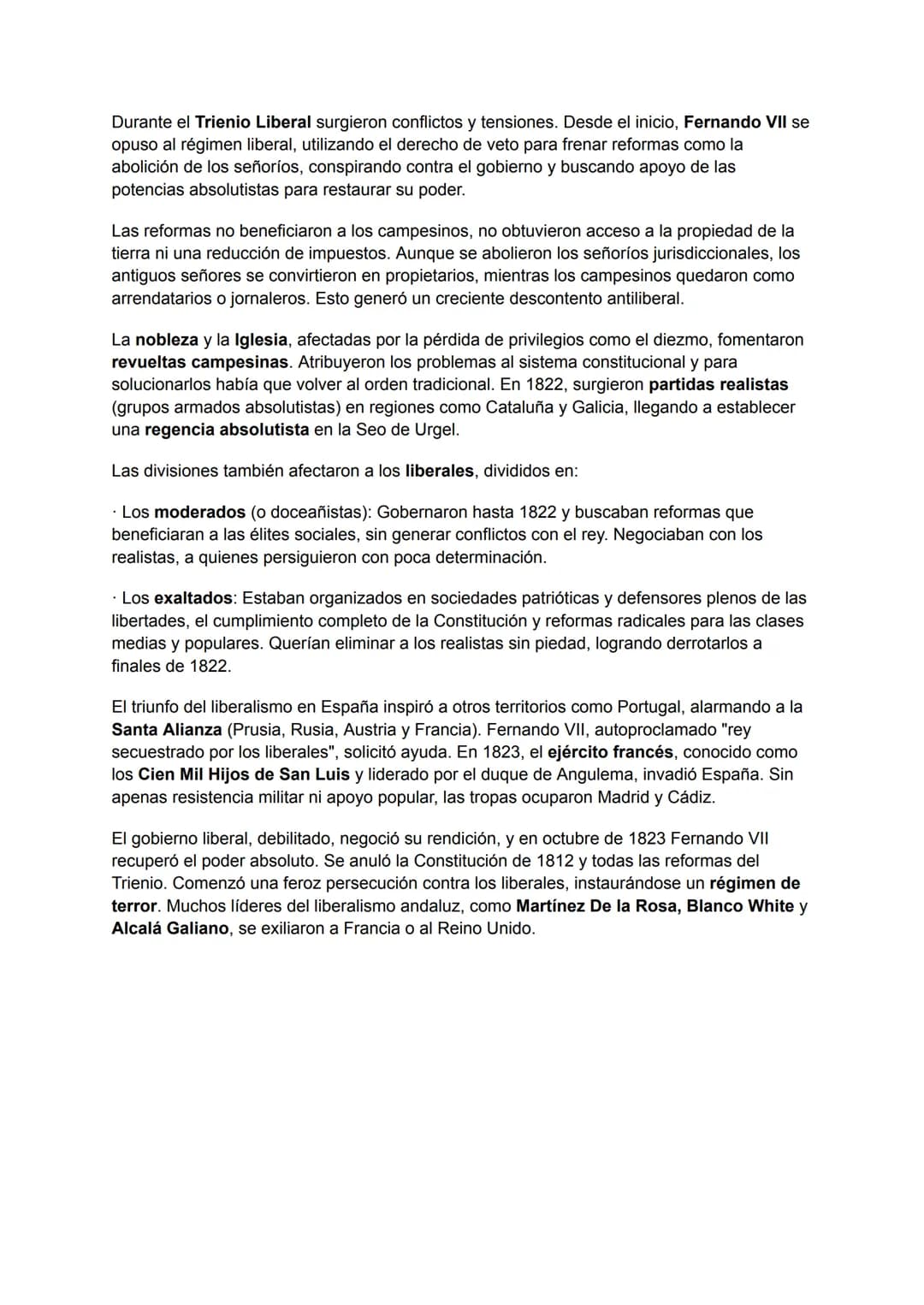 Bloque 4: La crisis del Antiguo Régimen (1788-1833): Liberalismo
frente Absolutismo
LA CRISIS DE LA MONARQUÍA BORBÓNICA. LA GUERRA DE LA
IN