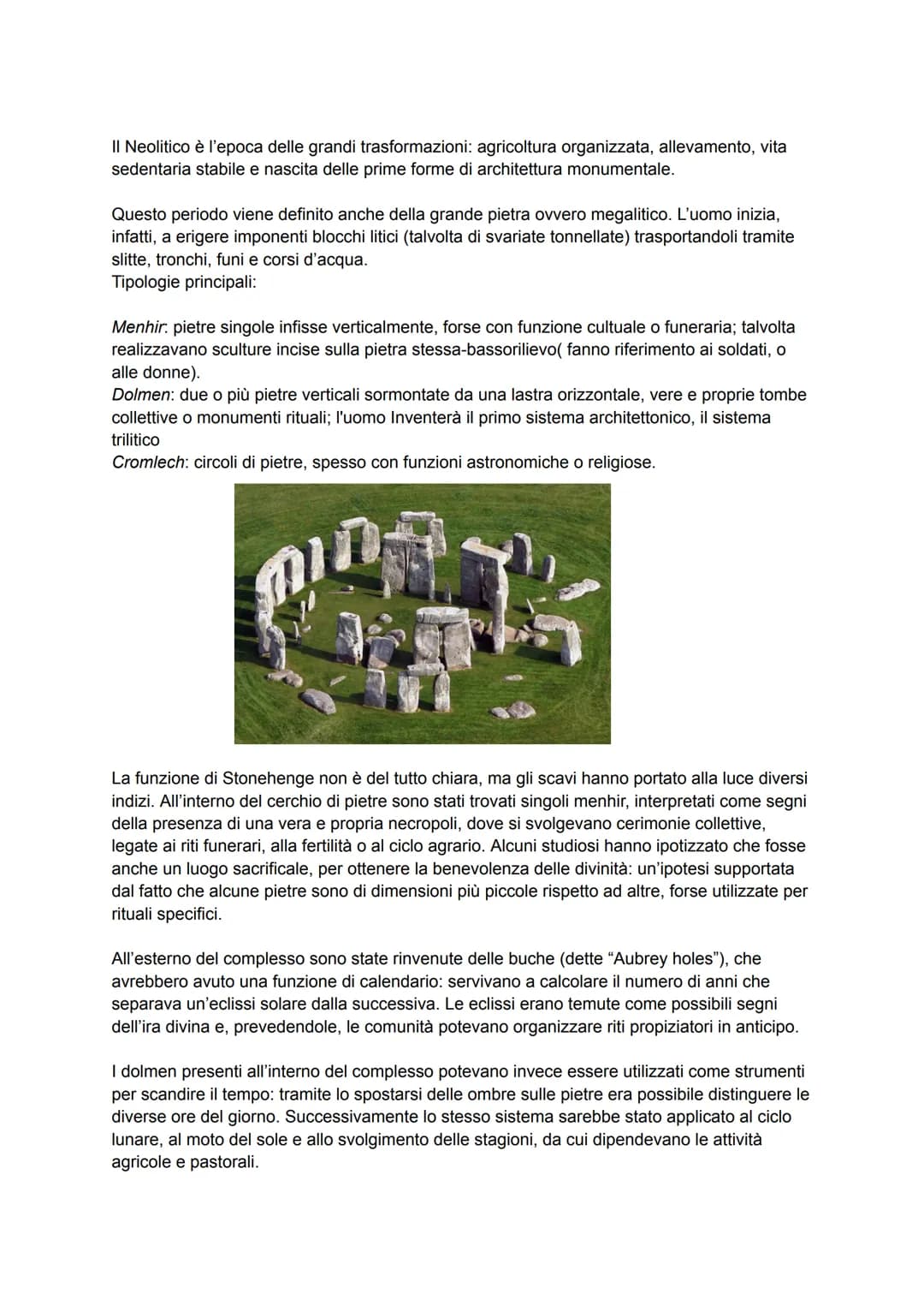 # ARTE DELLA PREISTORIA E DELLE
PRIME CIVILTÀ
Preistoria
Il termine Preistoria significa letteralmente "prima della storia", cioè prima de