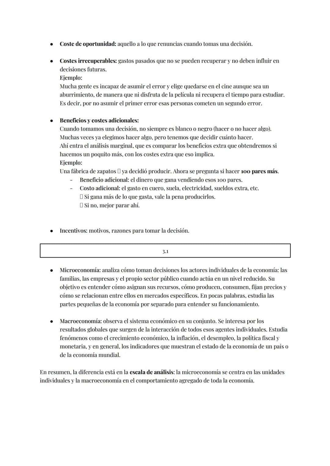 # Economía Examen 1
T1 - Economía, la ciencia útil
1
- Economía: ciencia que se ocupa de estudiar cómo las personas administramos recurso