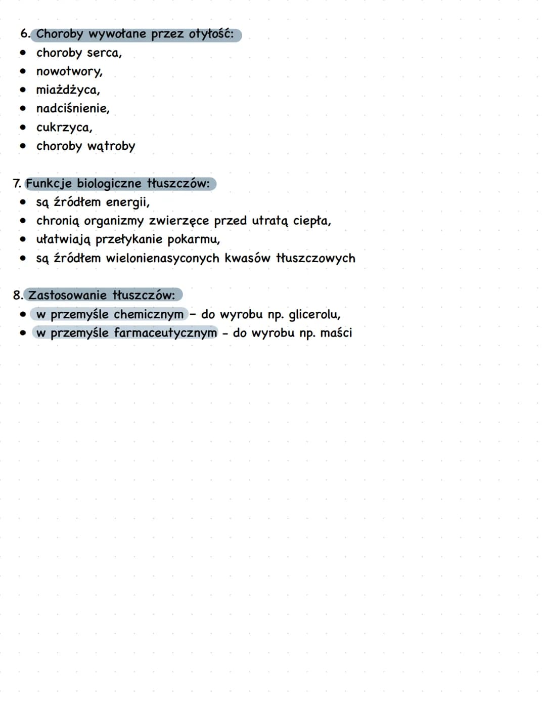 1. Tłuszcze (glicerydy) są estrami glicerolu i wyższych kwasów tłuszczowych
CH2-O-C
wzór ogólny tłuszczów
$R_1$
Ο
CH-O-C
$R_2$
Ο
CH2-O-C
$R