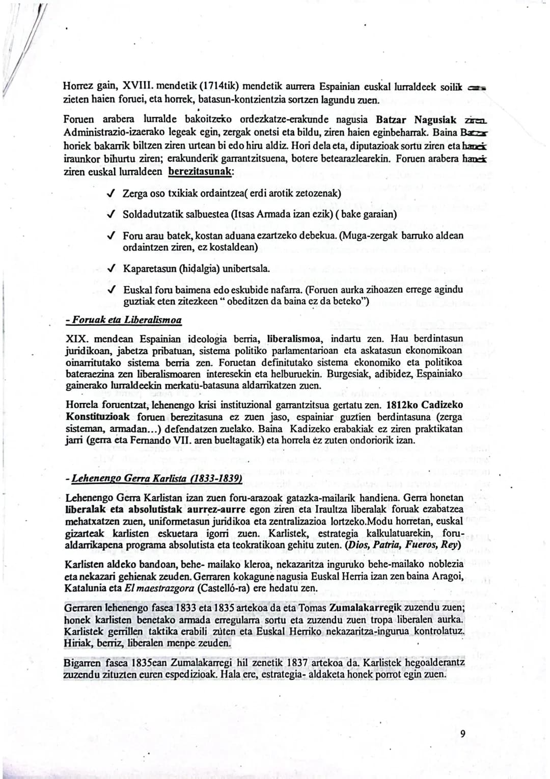 # 1.GAIA: ANTZINAKO ERREGIMENAREN KRISIA ETA ESTATU
LIBERALAREN ERAIKUNTZA (1808-1876)
# 1.1) INDEPENDENTZIA GERRA ETA JOSE IAREN GOBERNUA: