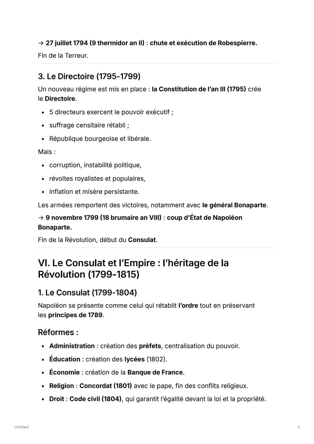 # LA RÉVOLUTION FRANÇAISE ET
# L'EMPIRE (1789-1815)
Thème: La naissance d'une France nouvelle
I. Les causes de la Révolution française (17