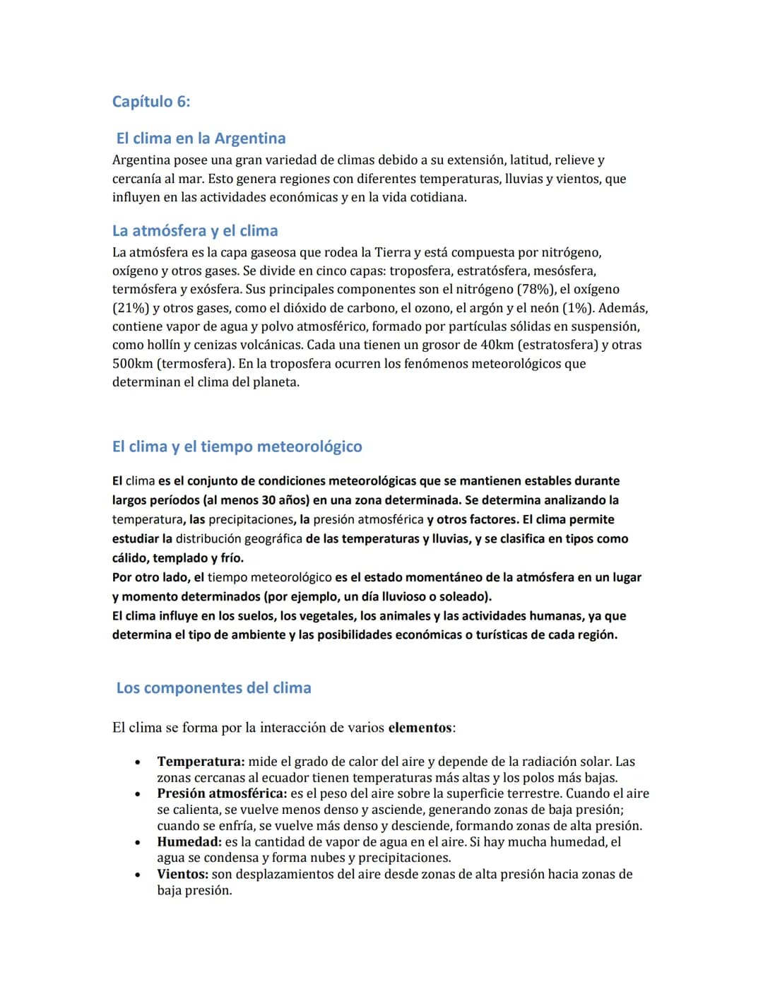 Capítulo 5:
Los recursos hídricos
El agua es un recurso natural esencial para la vida, la agricultura, la industria y el equilibrio
del cl