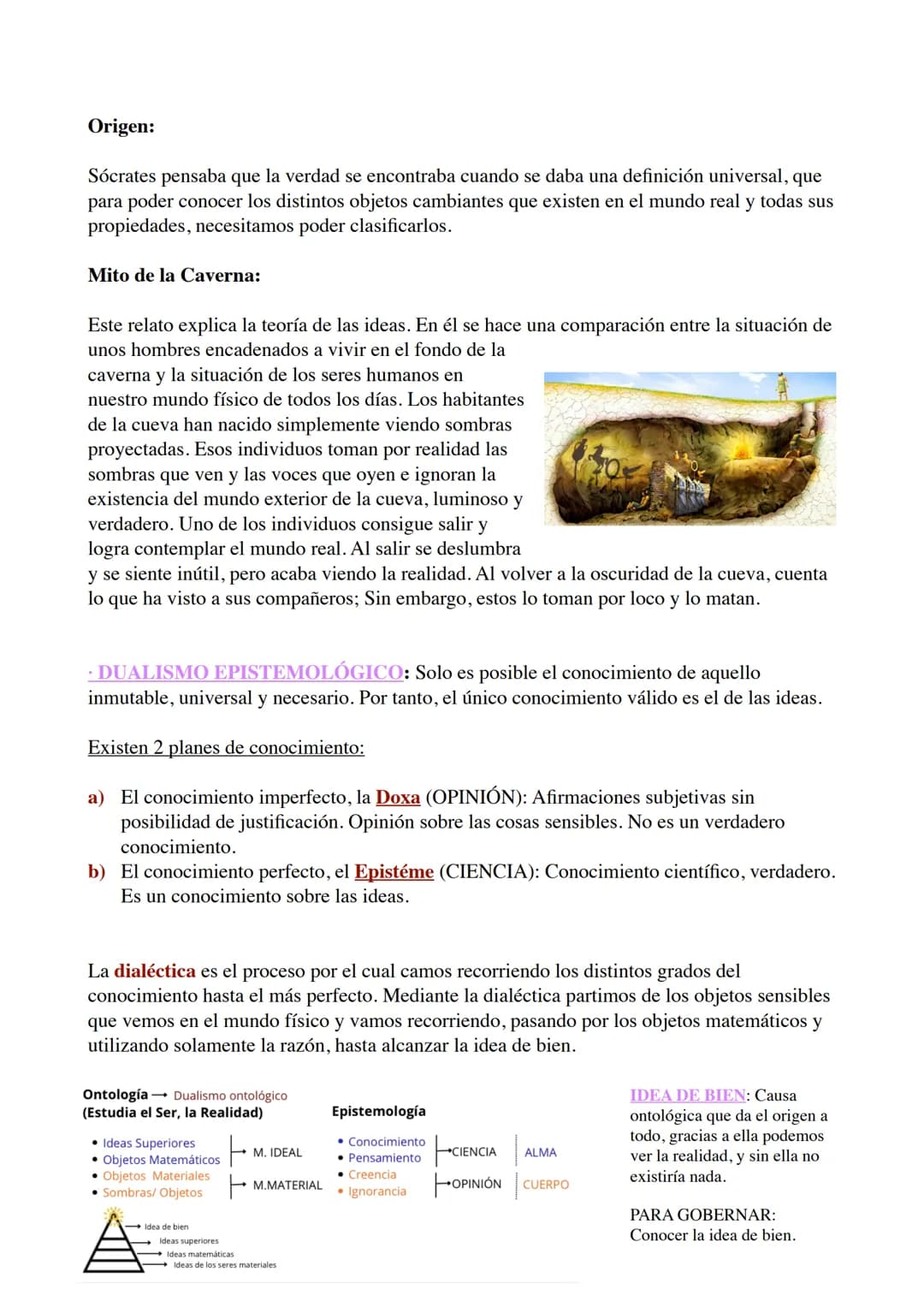 # TEMA 1: LA FILOSOFÍA DE PLATÓN
BIOGRAFÍA
Platón nace en Atenas (427 a.C) y fue discípulo de Sócrates. Platón era de
familia noble. Plató