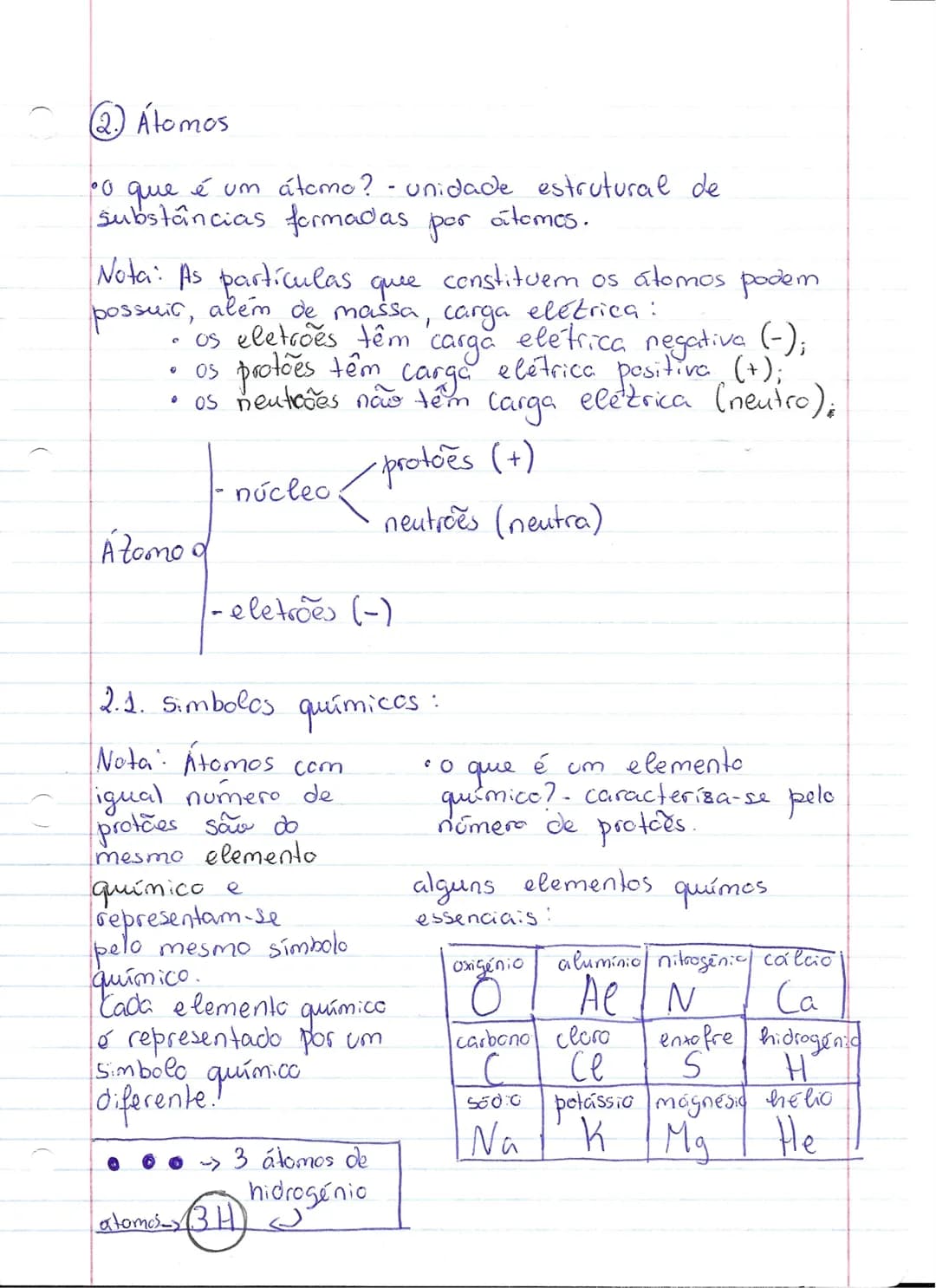1 teste físico-química
Reações químicas:
• O que é um corpusculo? - nome dado à menor porção
de substância. E invisível.
Nota: os corpusc