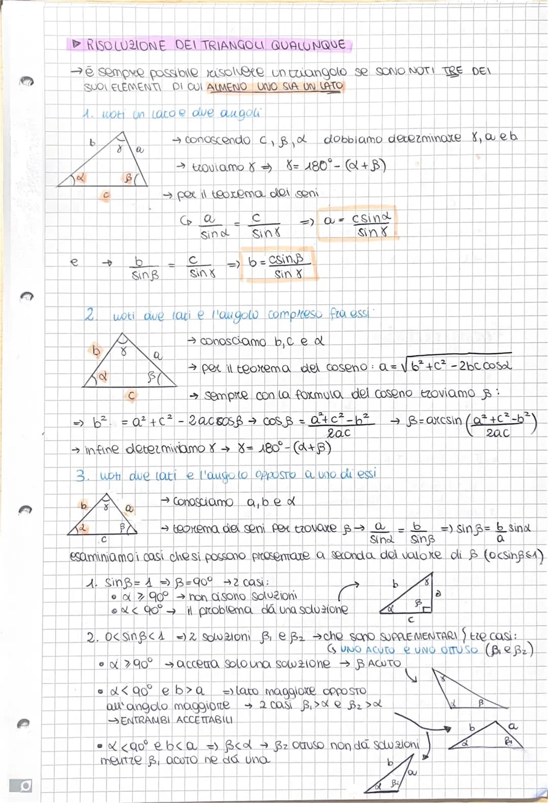 # trigonometria
→ Studia le xelazioni tra i lati e gu angoli diun triangolo
TEOREMI SUI TRIANGOLI RETTANGOLI
B
C
B
P
A
H
b
C
→itr