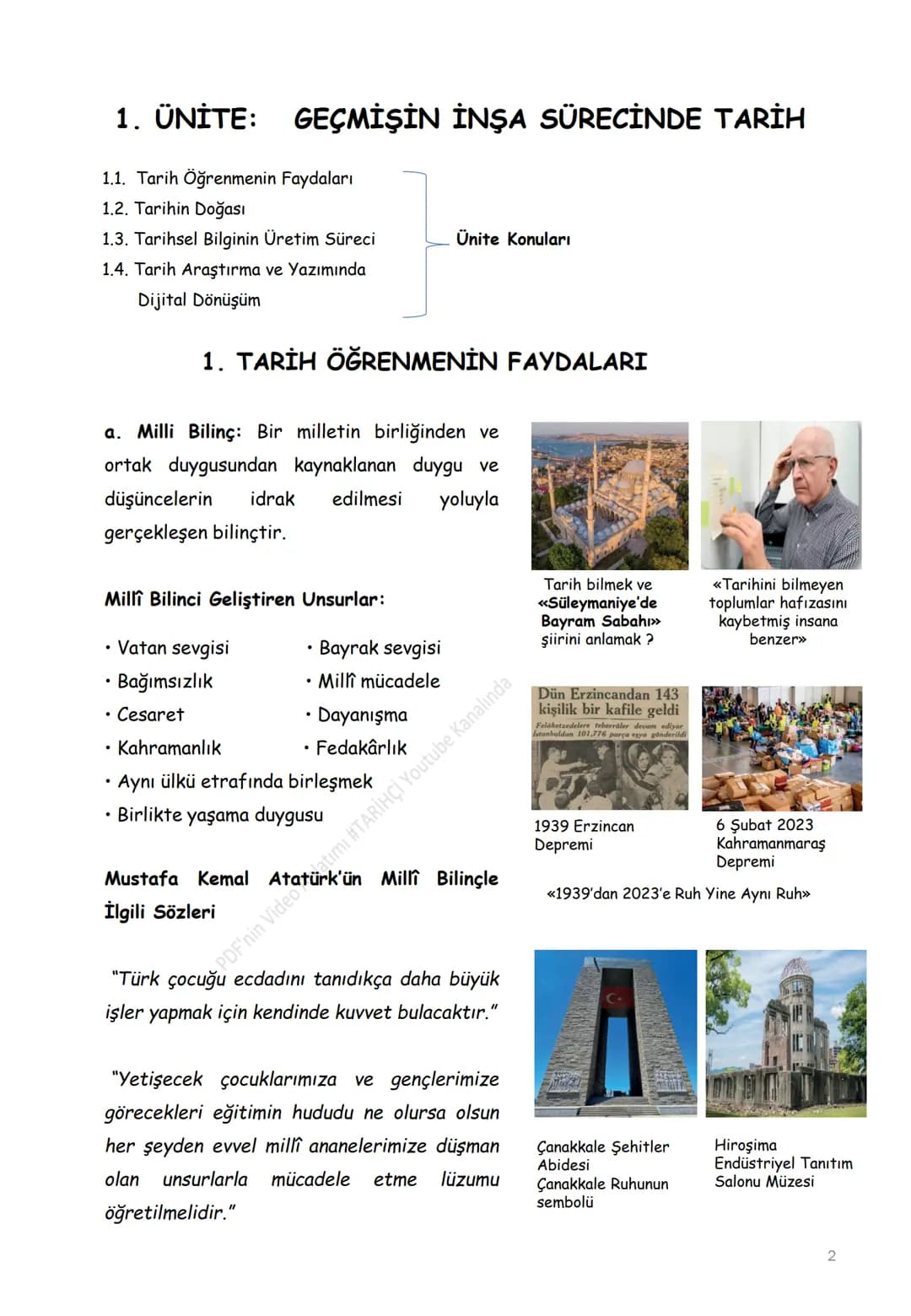 EYNH
9.
SINIF
YENİ MÜFREDAT
HİPER METİN
#TARİHÇİ
#TARİHÇİ YOUTUBE KANALI
VİDEO PDF DERS NOTLARI
İbrahim AYDOĞAN
tarihciyoutube
#TARİHÇ
