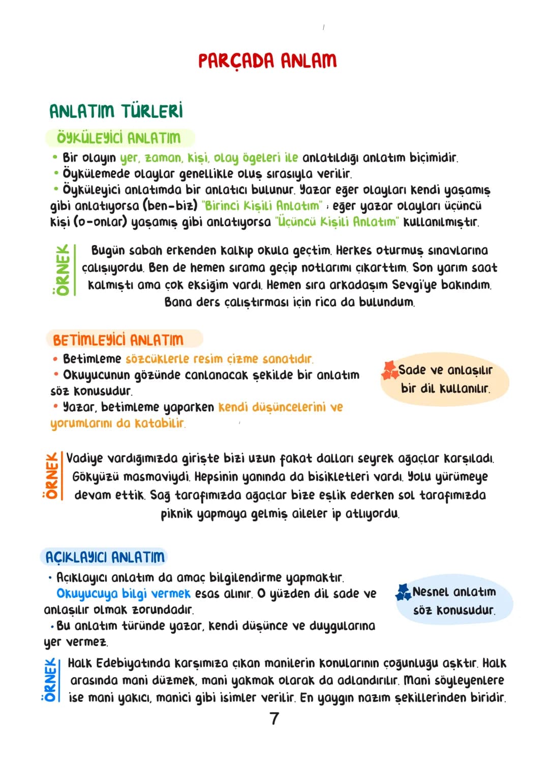 TÜRKÇE
• İÇİNDEKİLER.
SÖZCÜKTE ANLAM 1
CÜMLEDE ANLAM. 4
PARÇADA ANLAM. 7
CÜMLENİN ÖĞELERİ 16
FİİLDE EYLEMDE ÇATI. 21
CÜMLE TÜRLERİ 24