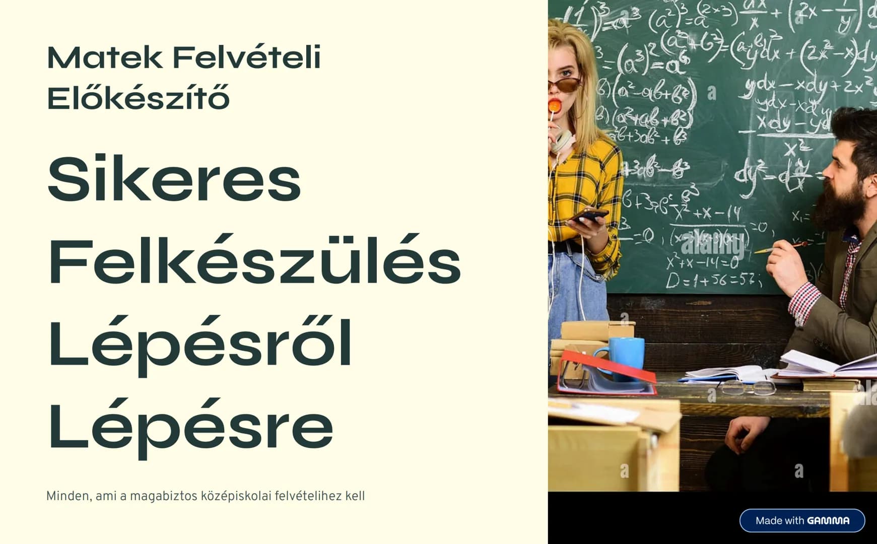 Matek Felvételi
Előkészítő
Sikeres
Felkészülés
Lépésről
Lépésre
Minden, ami a magabiztos középiskolai felvételihez kell
2
β) $(a^{2} +ab+