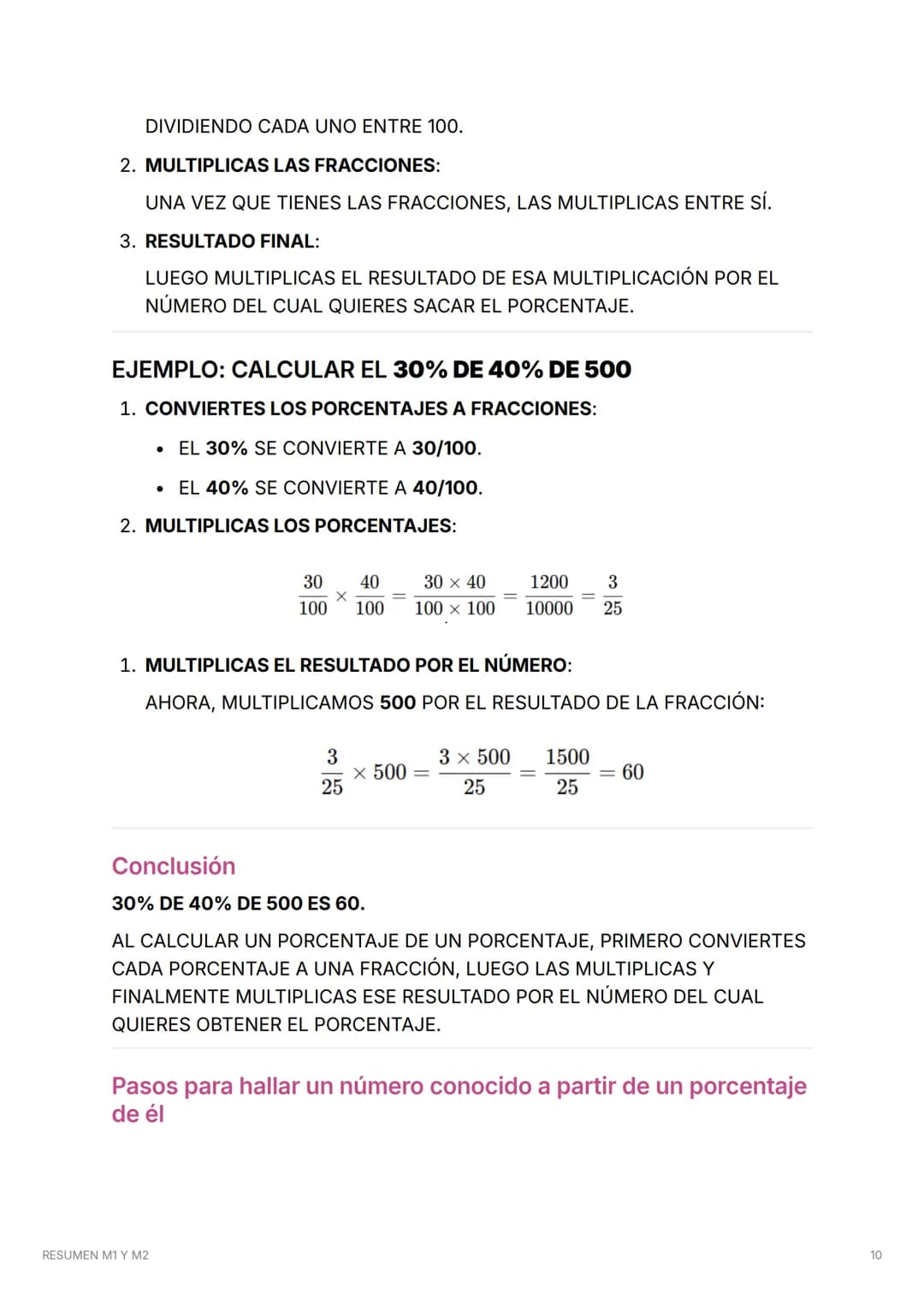 # RESUMEN M1 Y M2
COMPLETO (part. 1)
## Eje Números Enteros y Racionales
LA SUMA O RESTA DE:
- DOS PARES DAN COMO RESULTADO UN NÚMERO PA