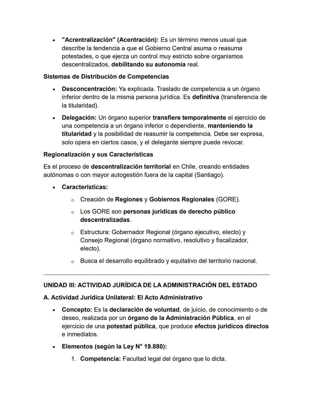# UNIDAD I: ADMINISTRACIÓN Y DERECHO
Concepto de Derecho Administrativo
Es la rama del Derecho Público que regula la organización, el func