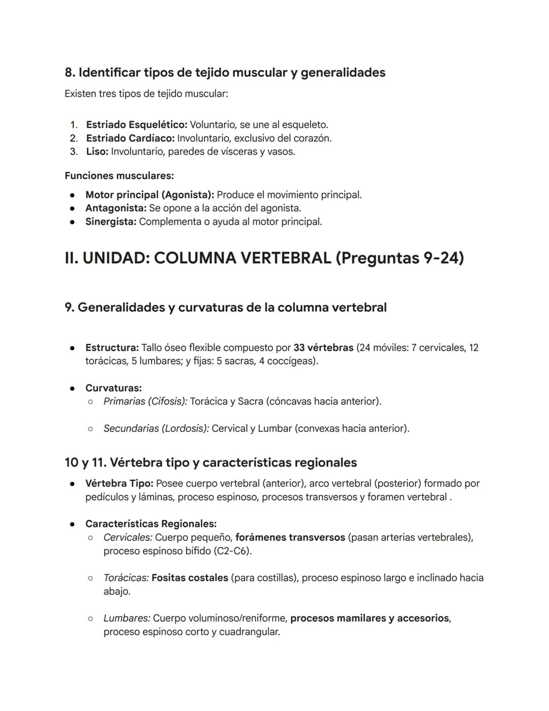 # TEXTO ESTUDIO EXAMEN ΑΝΑΤΟΜΙΑ
SOLEMNE 1
I. UNIDAD: GENERALIDADES DE ANATOMÍA
(Preguntas 1-8)
1. Reconocer planos y ejes de movimiento