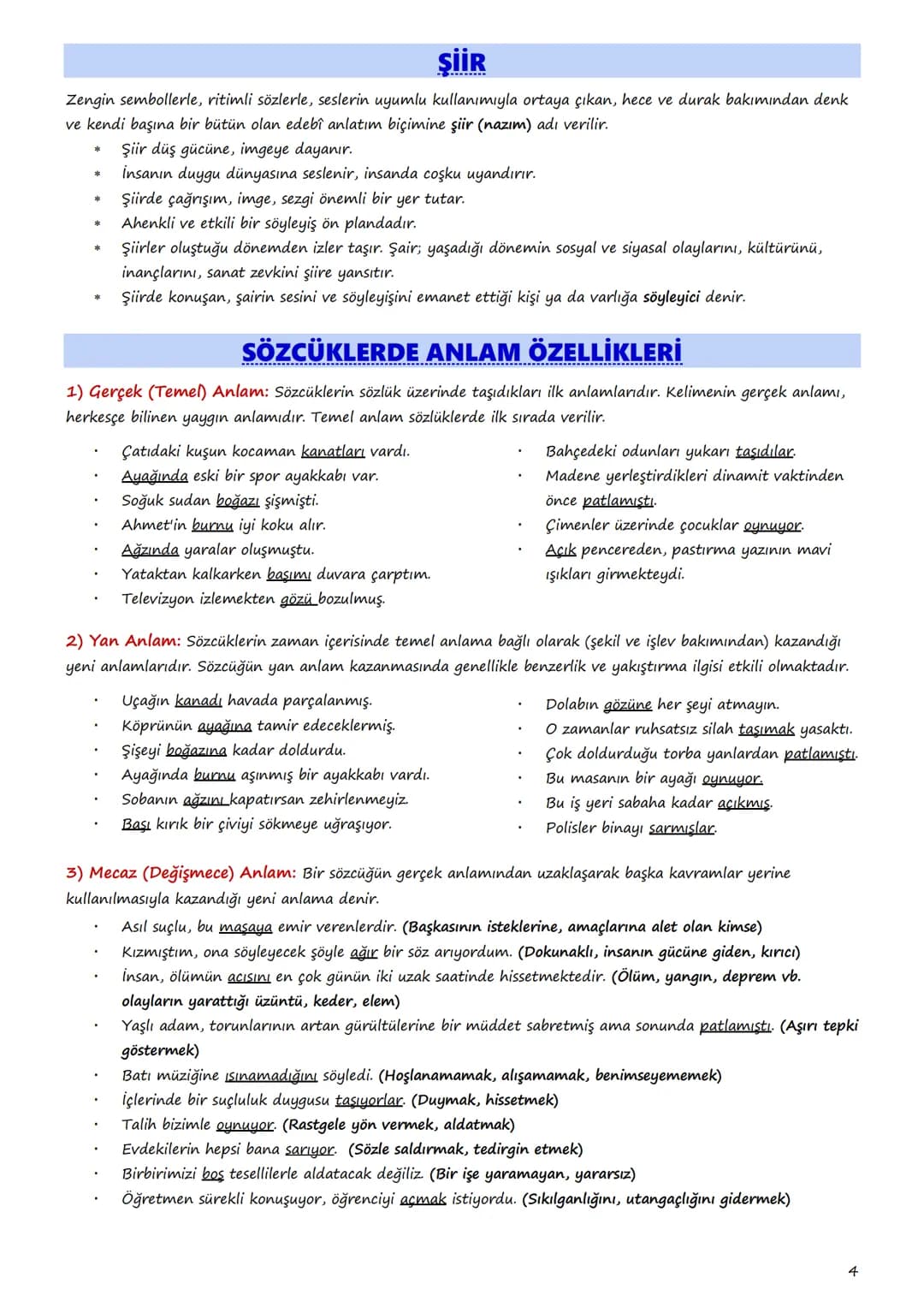9. SINIF
TÜRK DİLİ
VE EDEBİYATI
DERS NOTLARI
1 Gerçeklik
sürükleyicilik
I. TEMA: SÖZÜN İNCELİĞİ
süz varlığı
günlük dit
sembal
Sözün İnceliğ