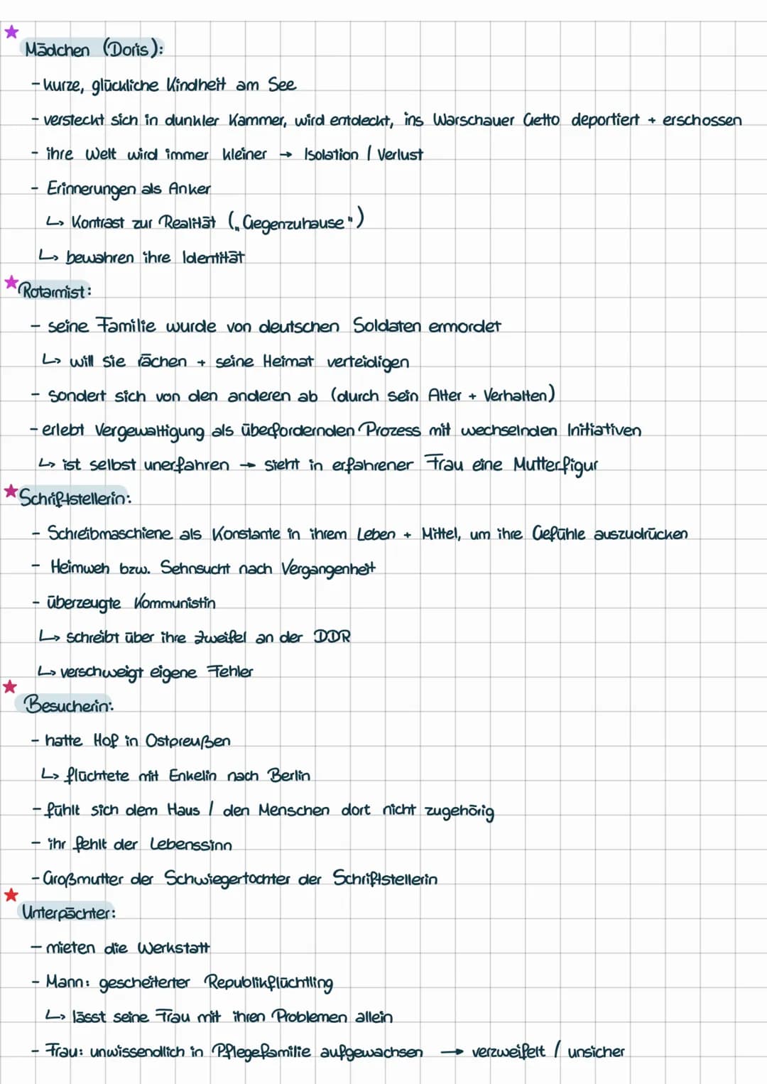 # I Erörterung literarischer Texte
1. Heimsuchung
1.1 Übersicht
Autorin: Jenny Erpenbeck
Veröffentlichung: 2008
Textart: Roman
Inhalt: