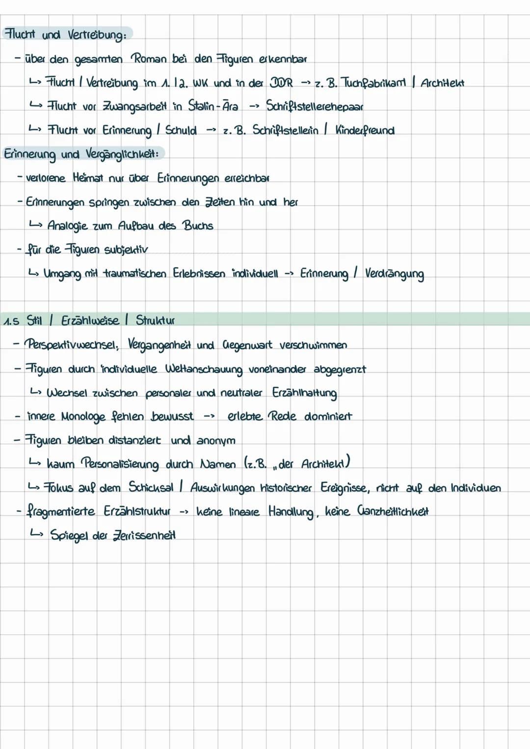 # I Erörterung literarischer Texte
1. Heimsuchung
1.1 Übersicht
Autorin: Jenny Erpenbeck
Veröffentlichung: 2008
Textart: Roman
Inhalt: