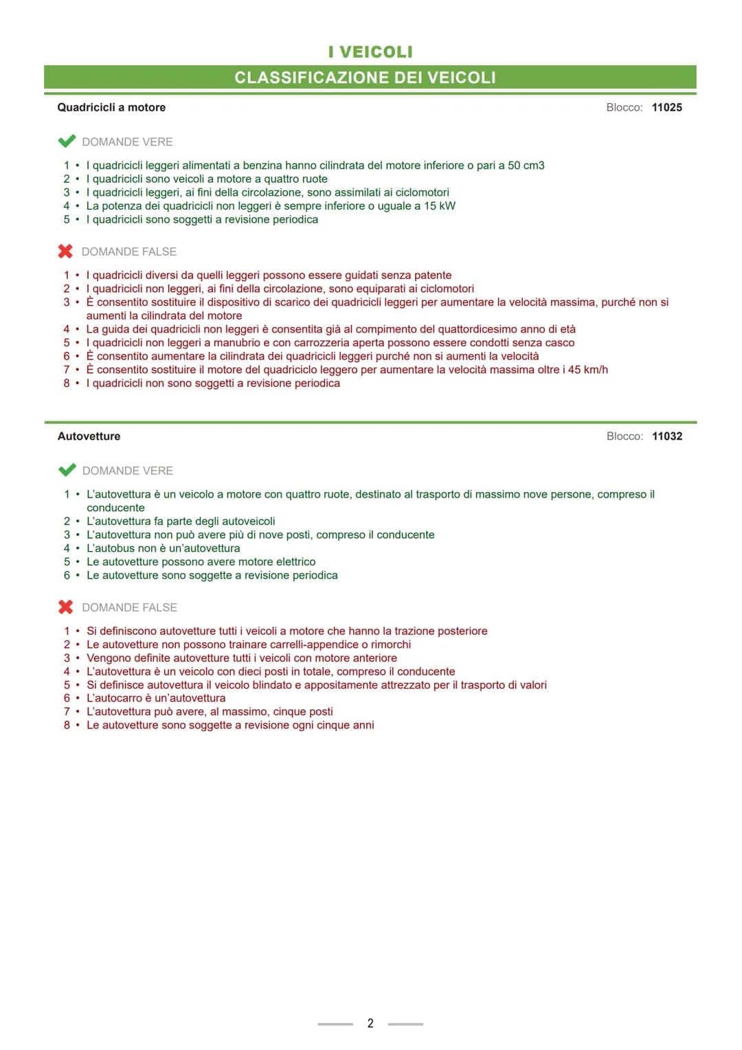 # LISTATO A e B
TUTTI I QUIZ PREVISTI DAL LISTATO MINISTERIALE
Domande
vere e false
dei quiz A e B
Edizioni NECA # LISTATO A e B
TUTTI