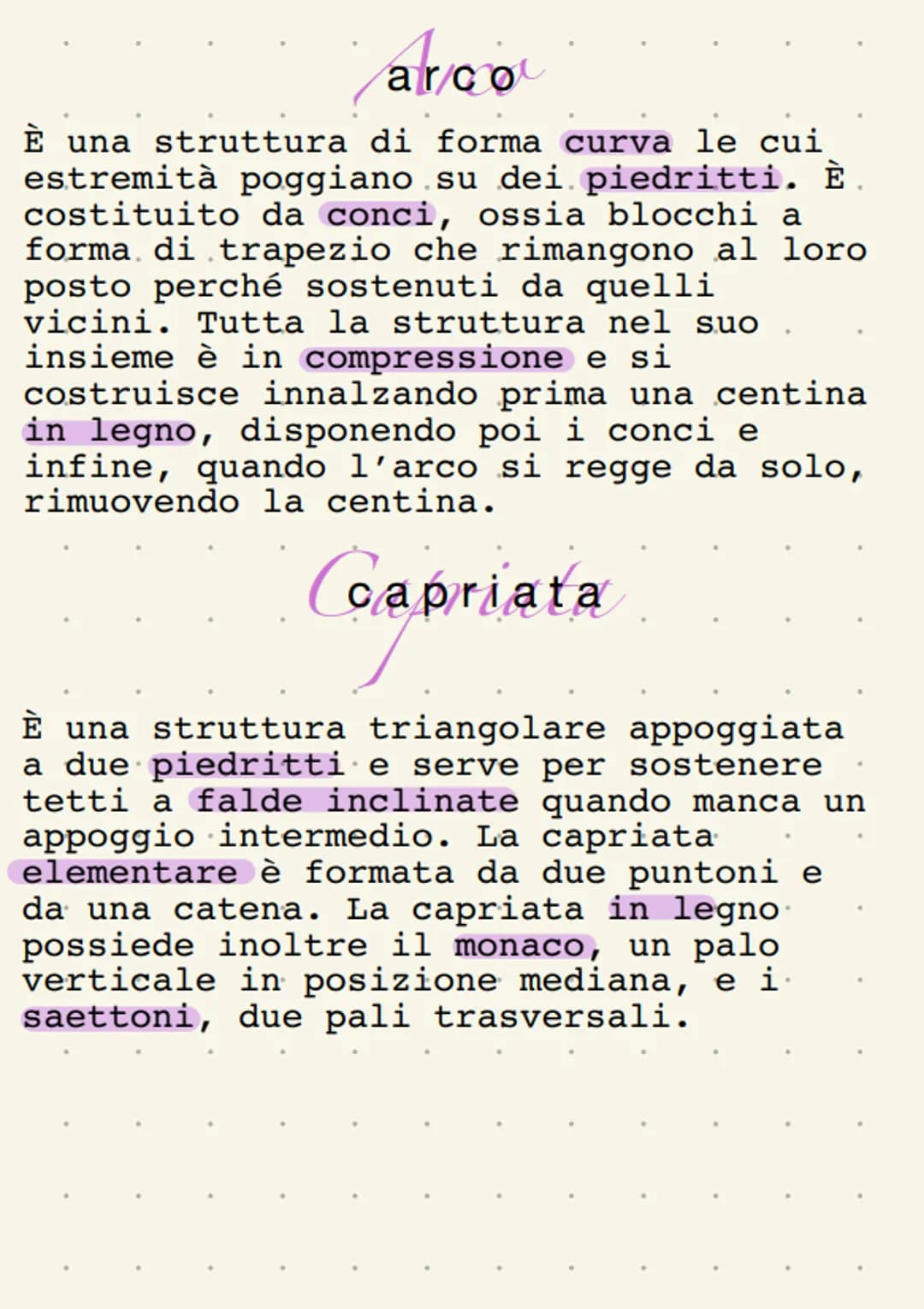 # Strutture
Si dice struttura una qualsiasi combinazione di materiali destinata a sostenere dei carichi. Le principali sollecitazioni di una
