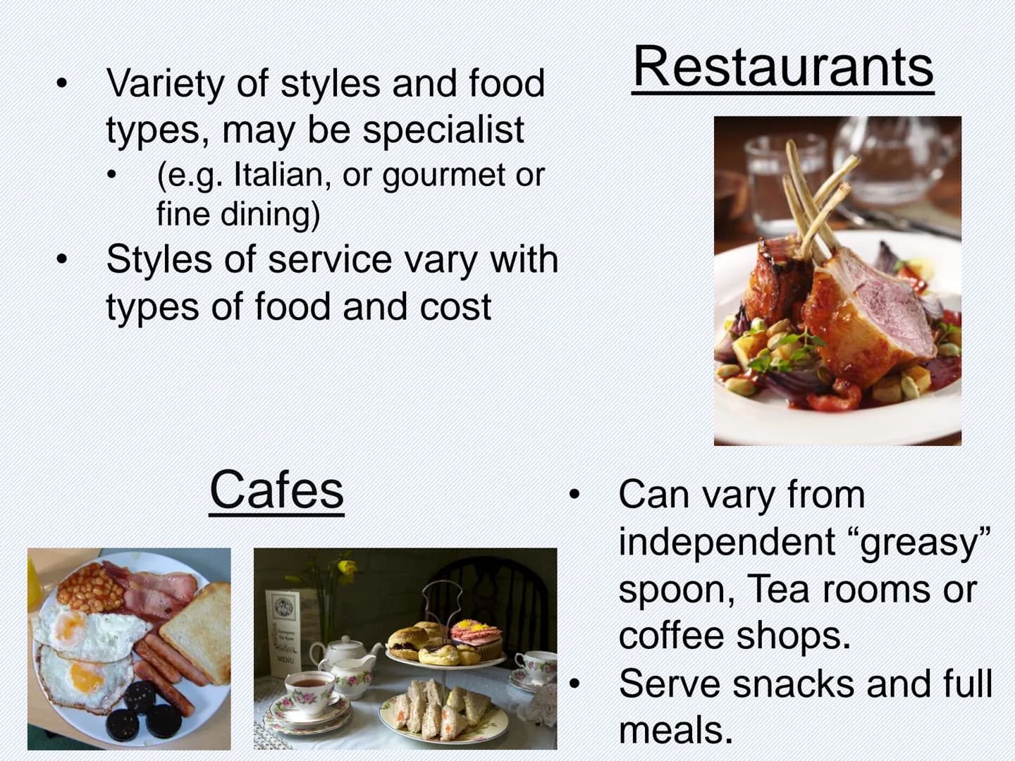# AC 1.1
The structure of the hospitality and catering industry What is the structure of the
Hospitality and catering industry ?
Identify